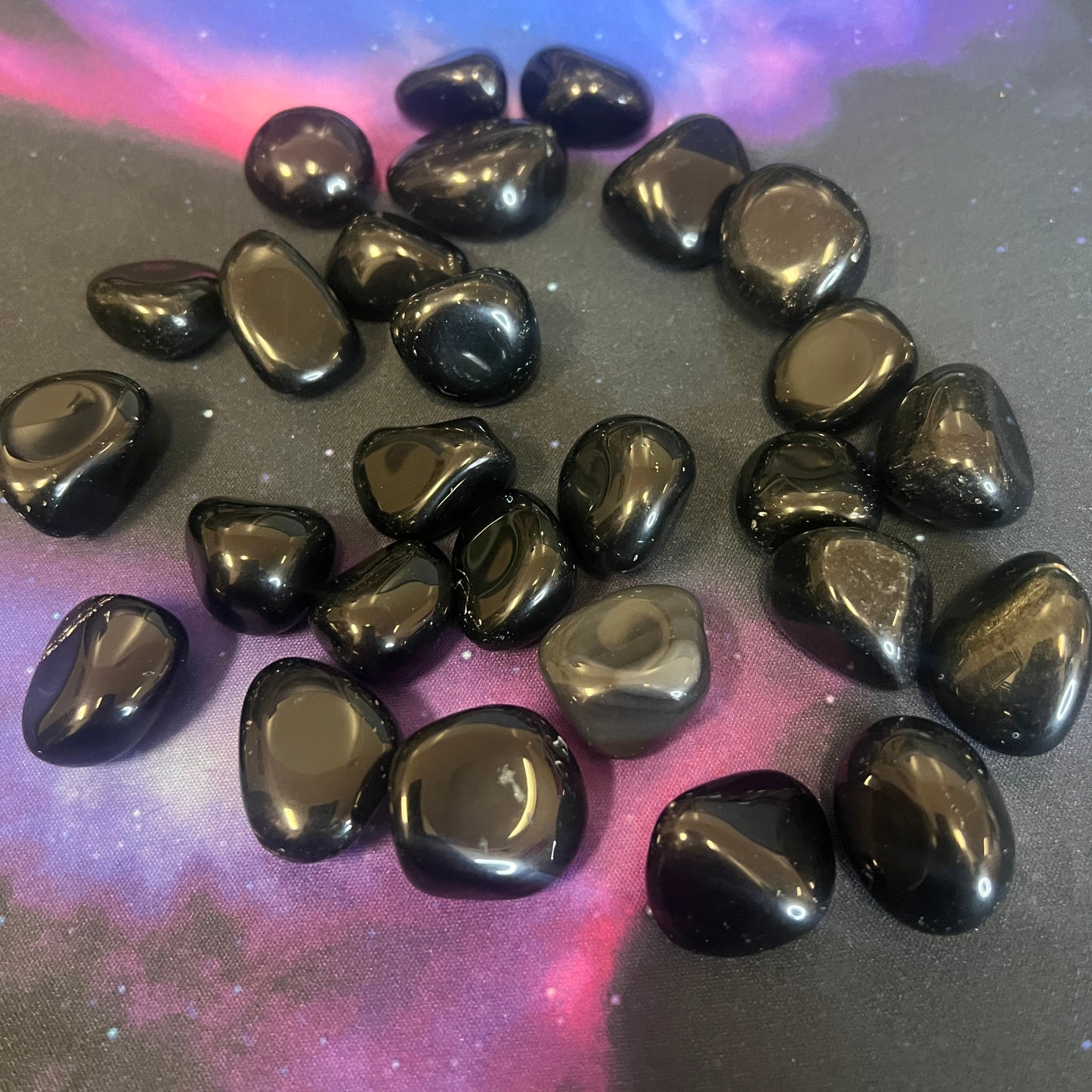 Black Tourmaline Tumbles Set