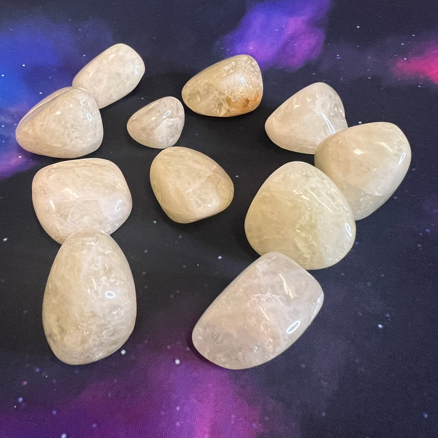 Brazil Citrine Tumbles Set