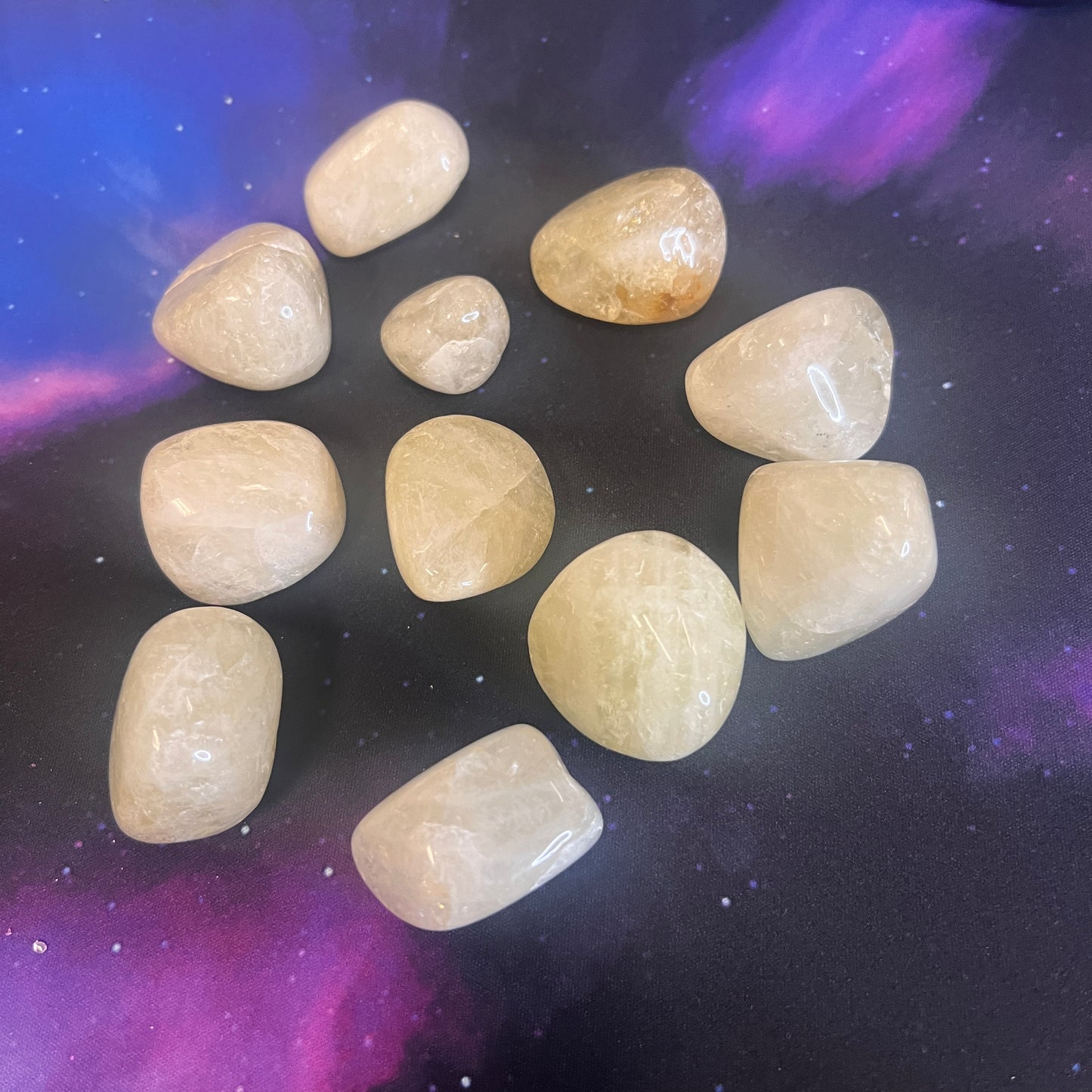Brazil Citrine Tumbles Set