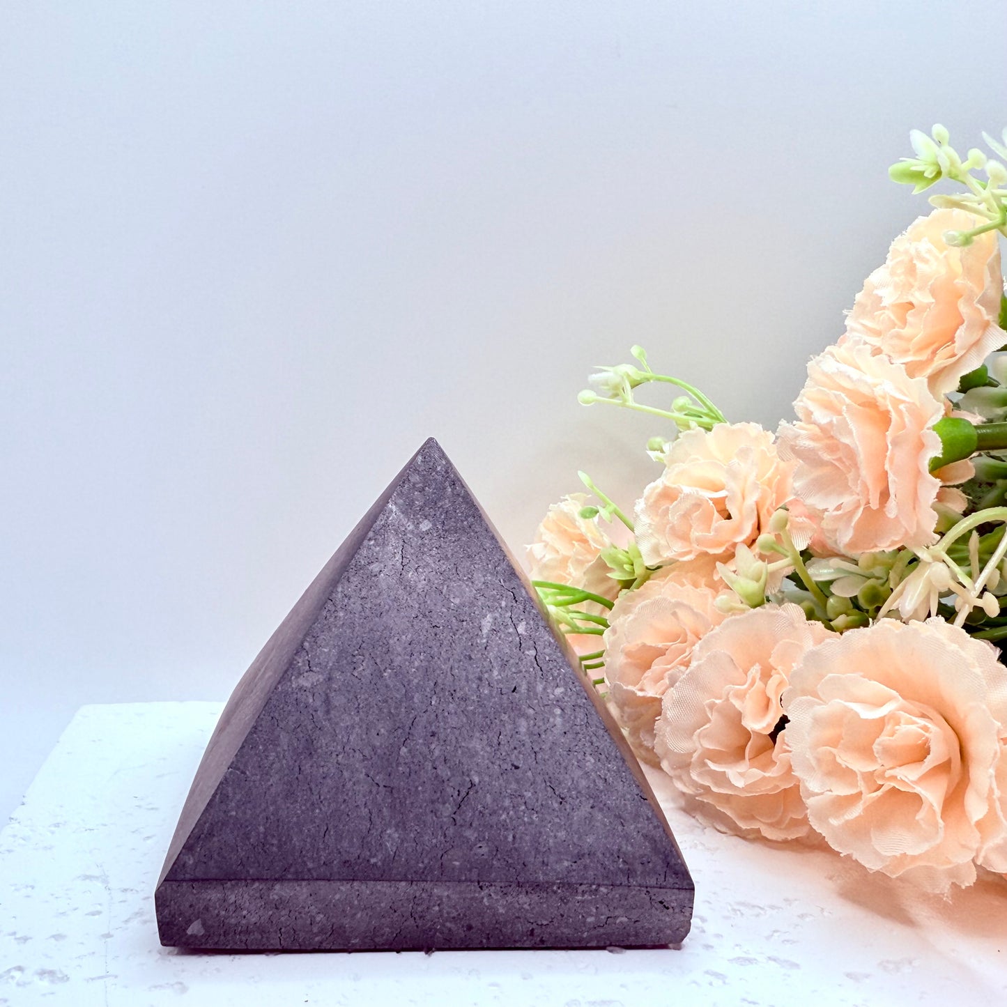 Shungite Pyramid for EMF Protection