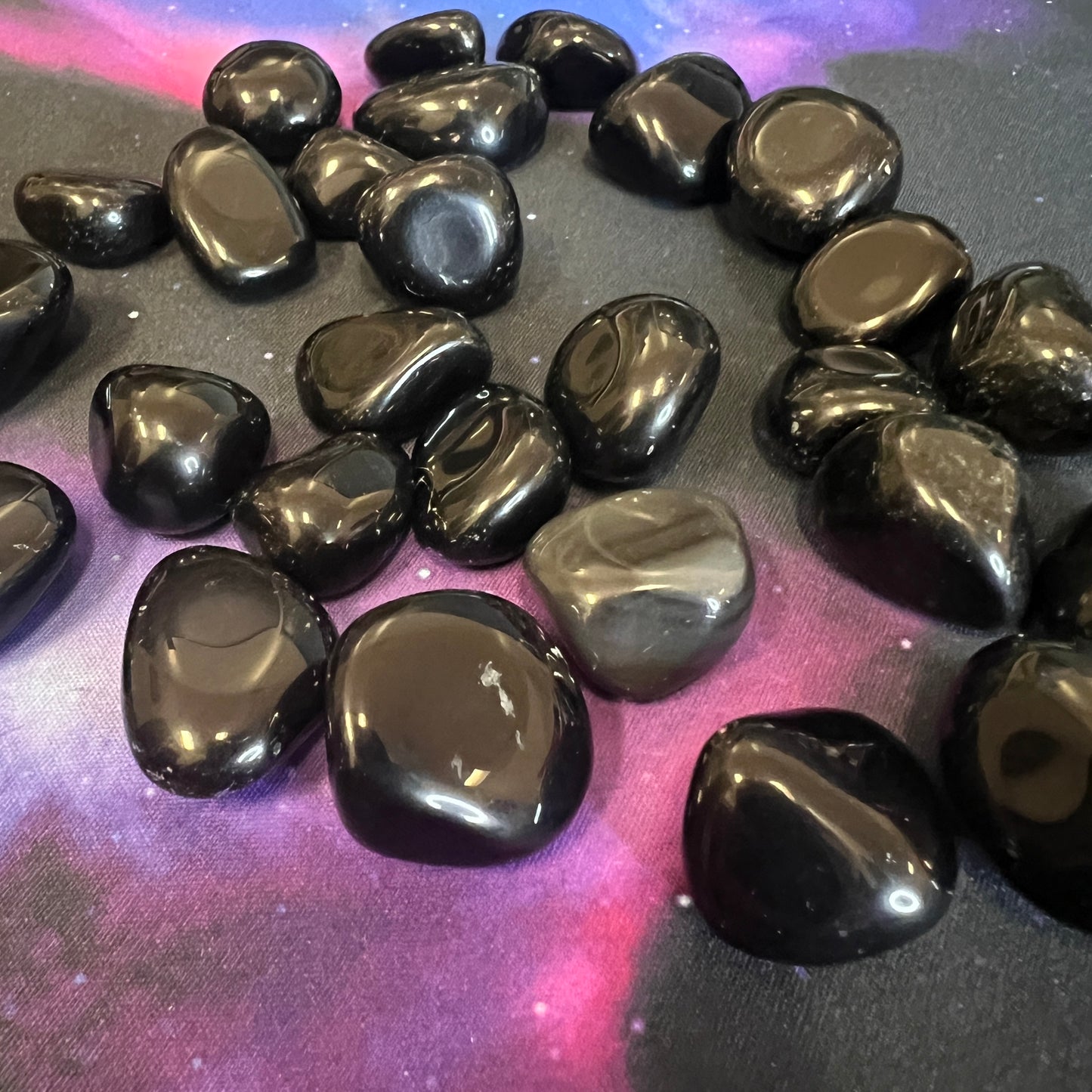 Black Tourmaline Tumbles Set