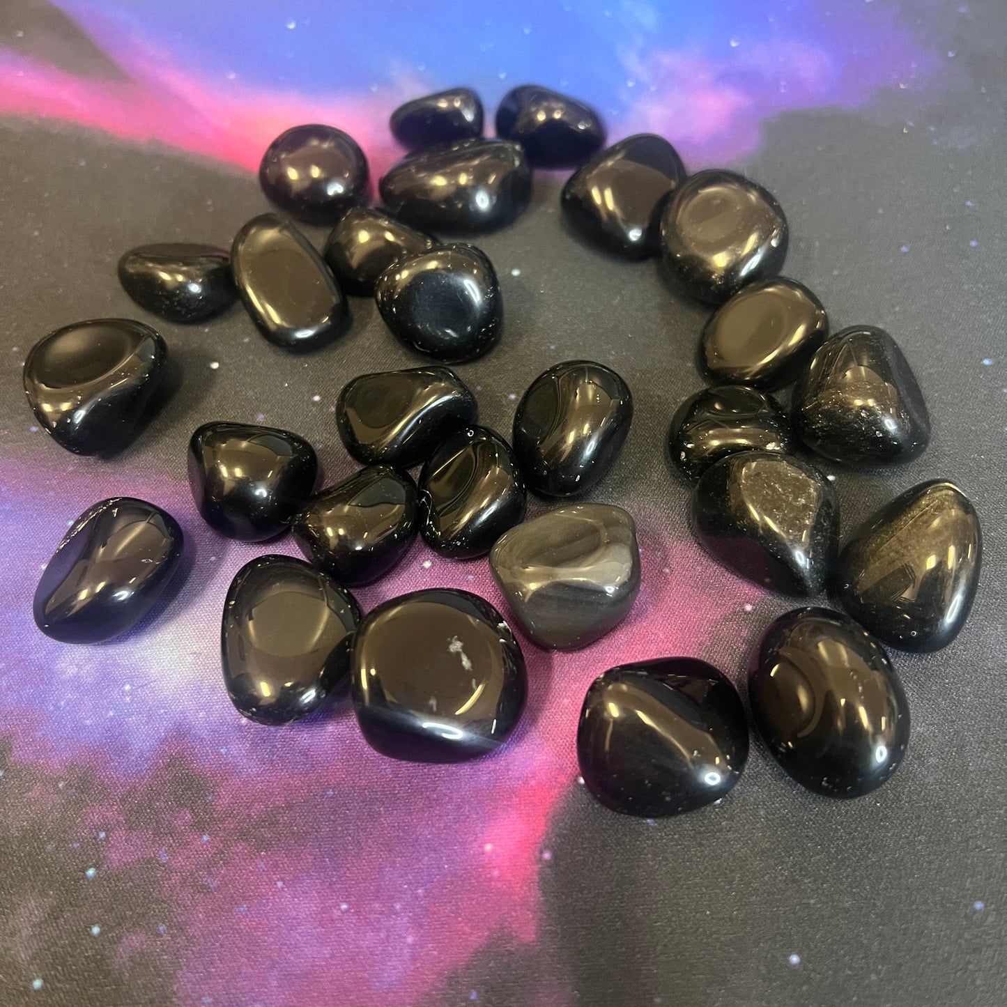 Black Tourmaline Tumbles Set