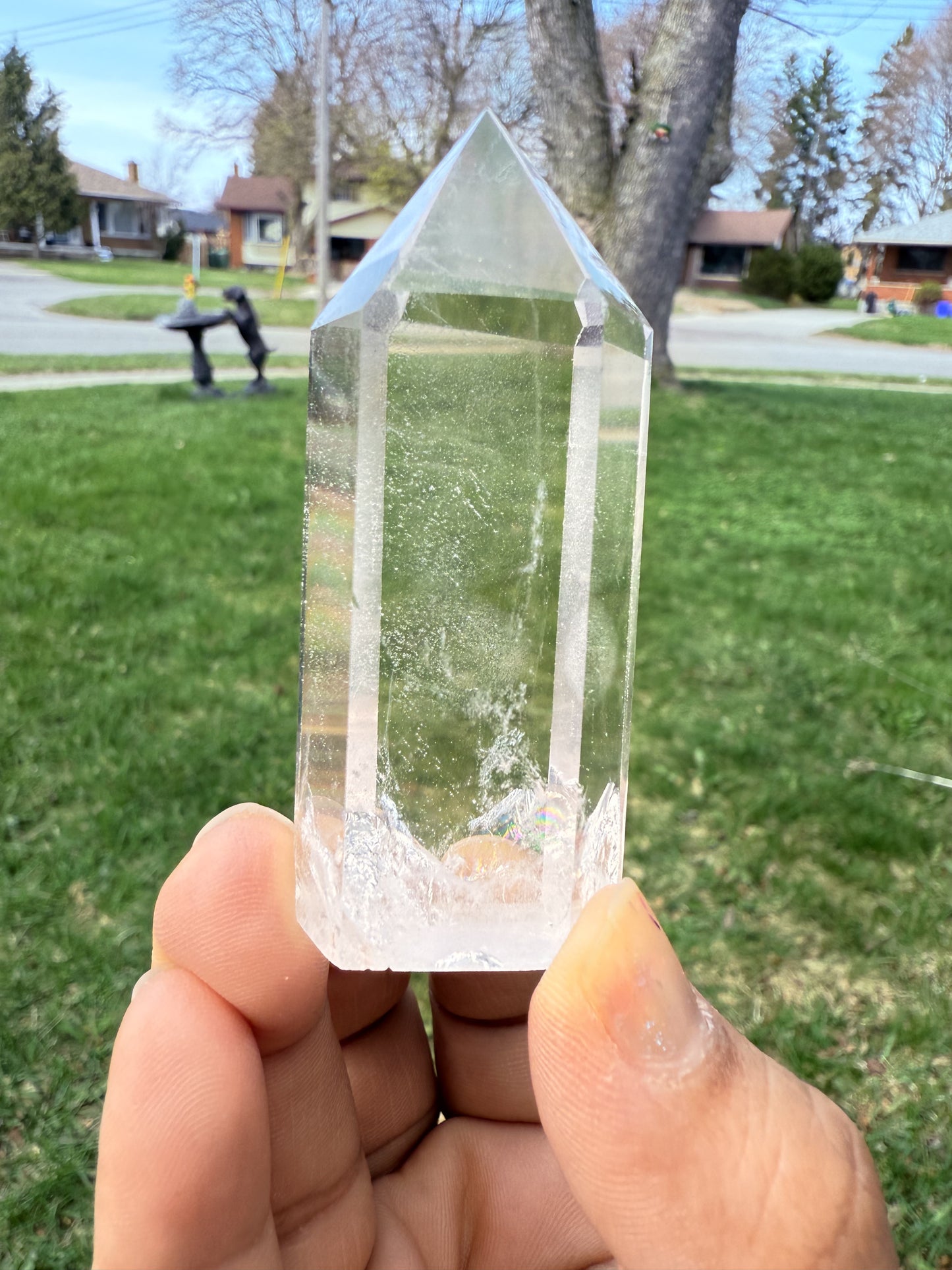 High Quality Clear Quartz Small Tower