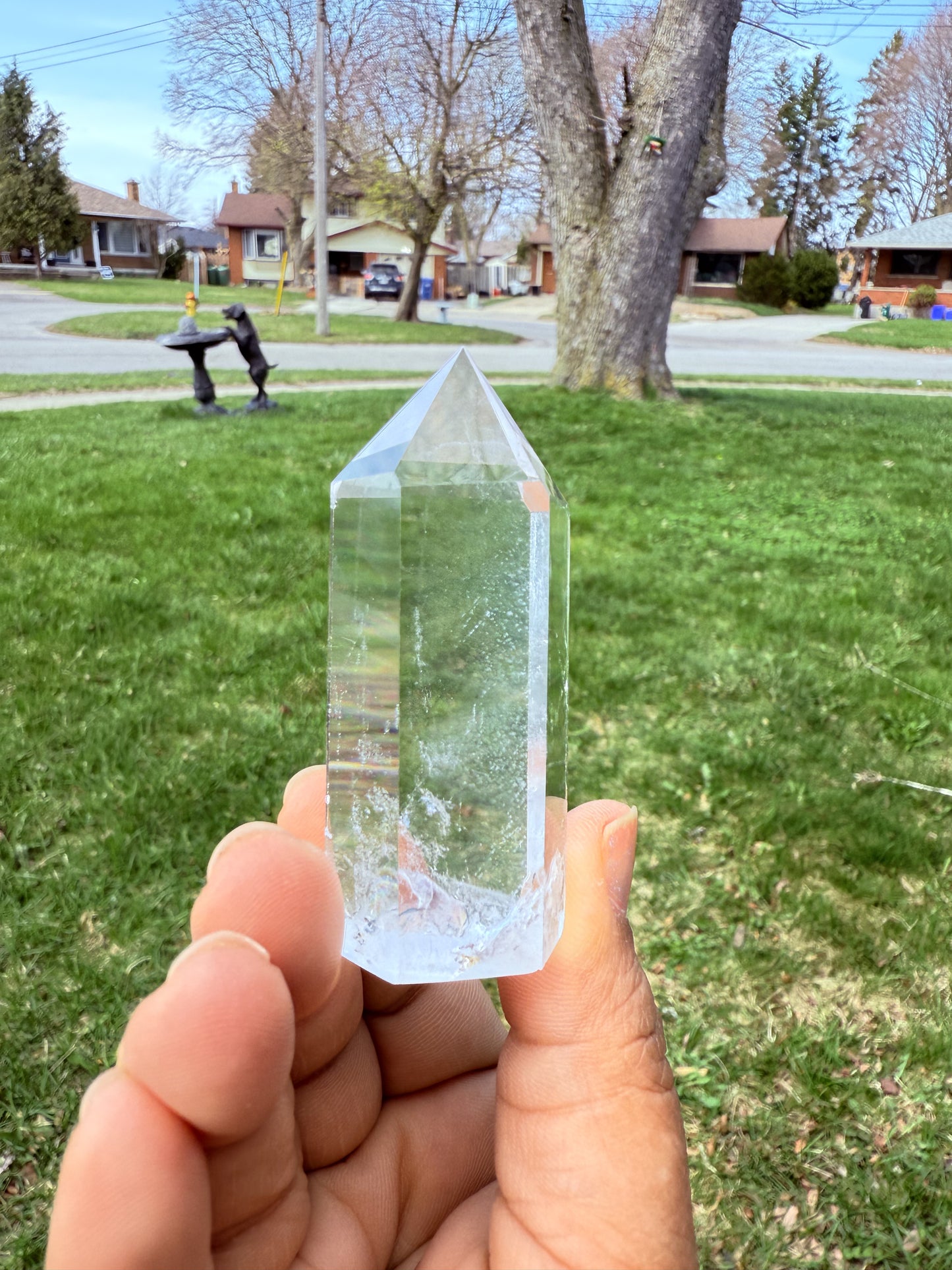 High Quality Clear Quartz Small Tower