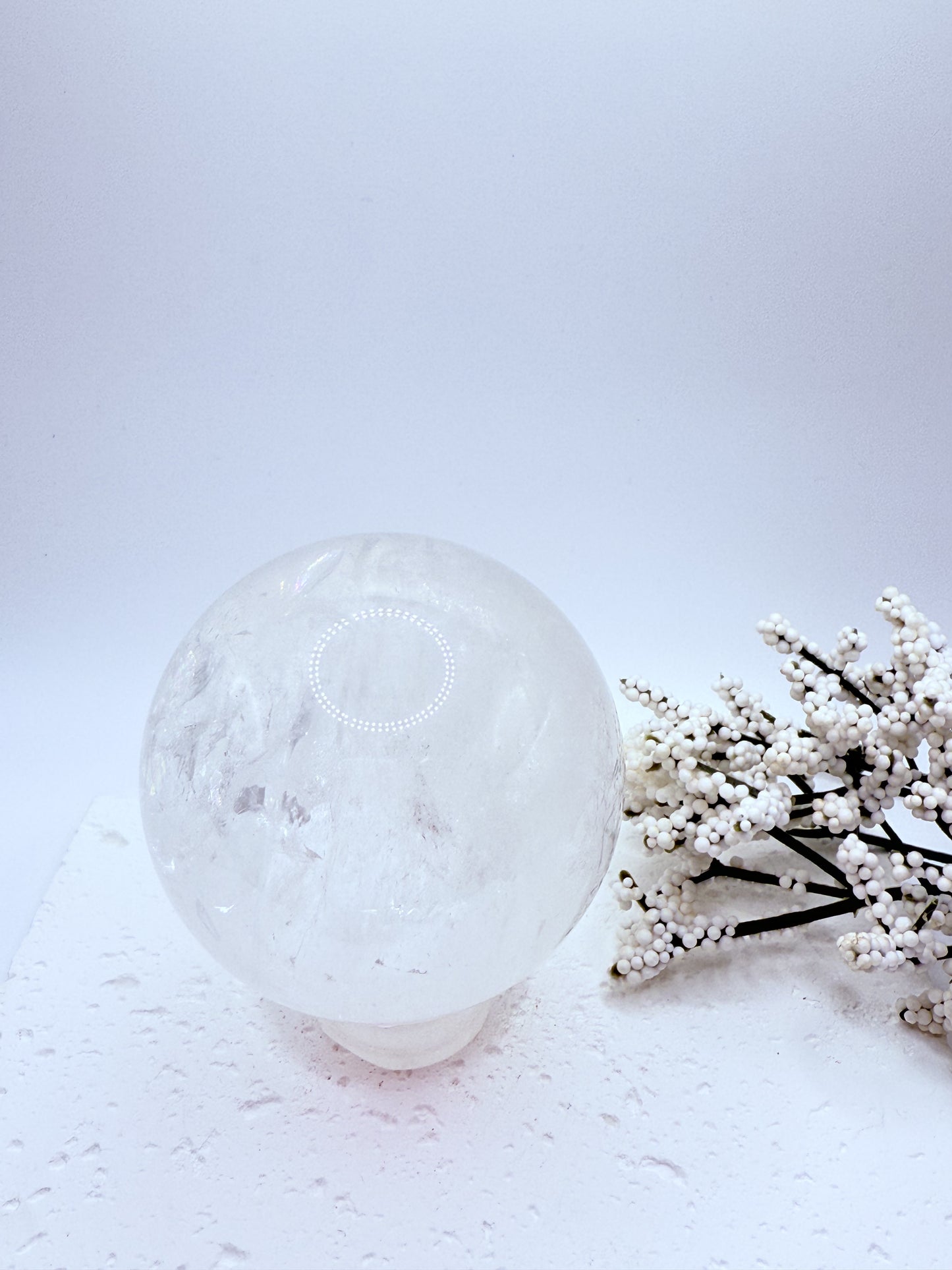 High Quality Clear Quartz Sphere with Rainbows