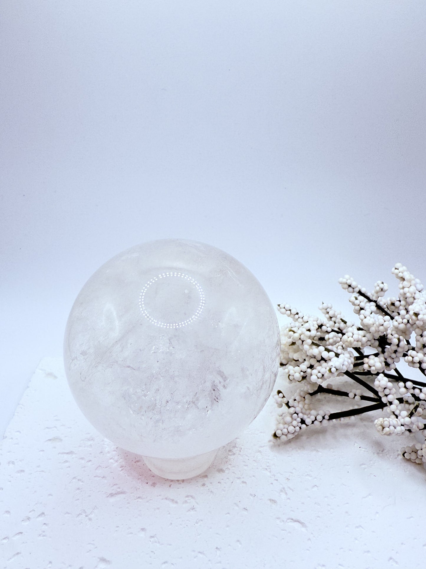 High Quality Clear Quartz Sphere with Rainbows