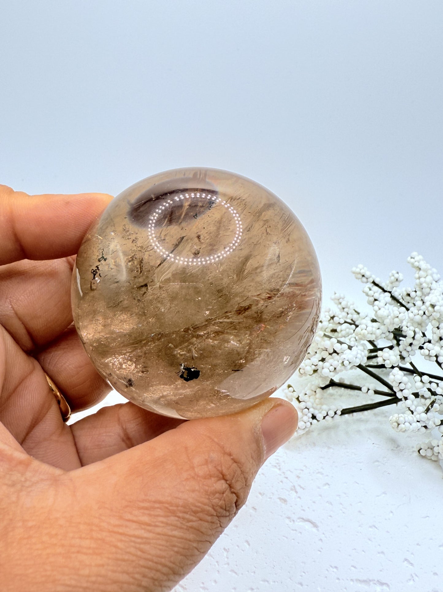 High Quality Smoky Quartz Sphere