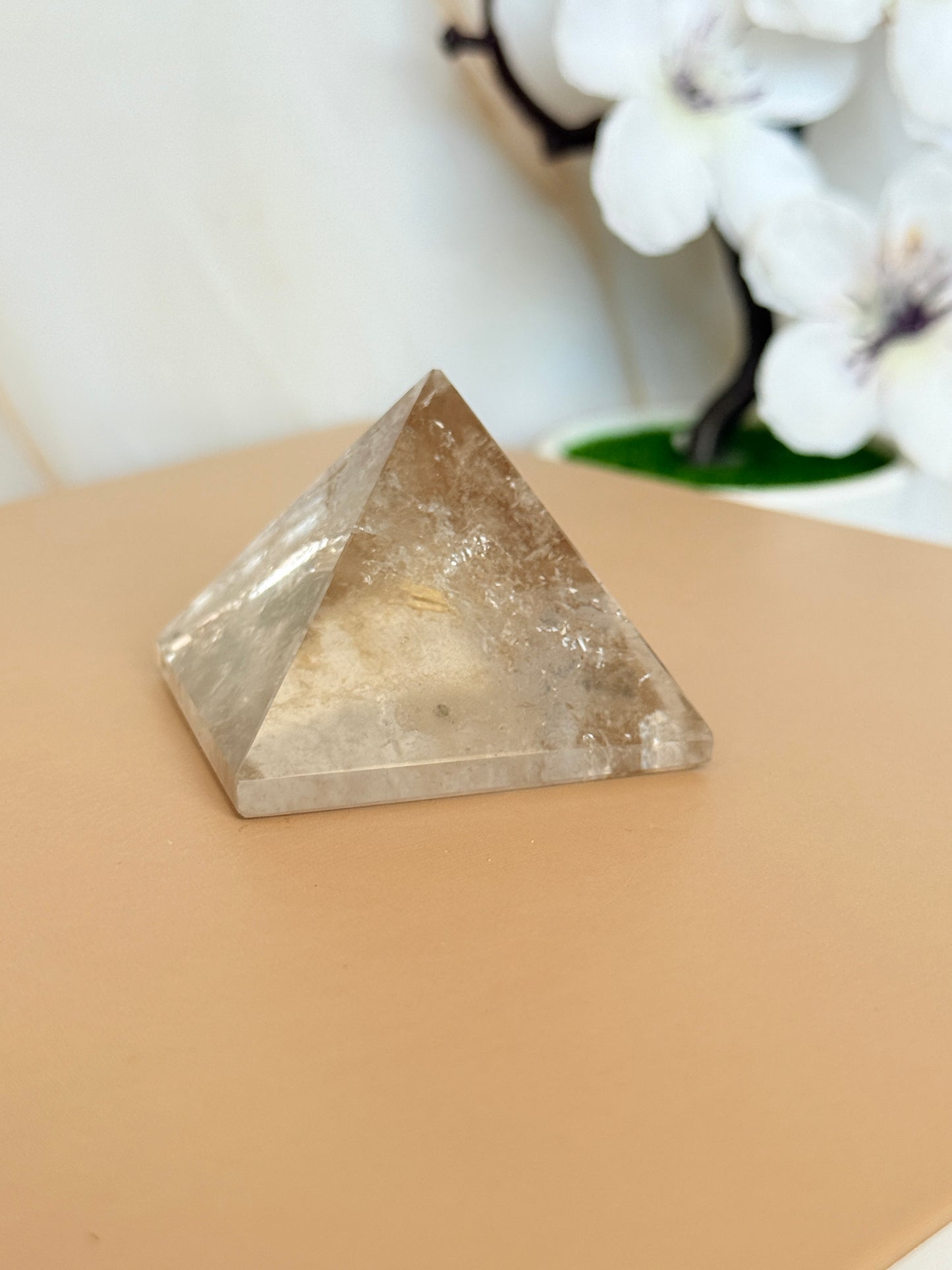 Smoky Quartz Pyramid | Natural Polished | Brazil | 4cm | OOAK