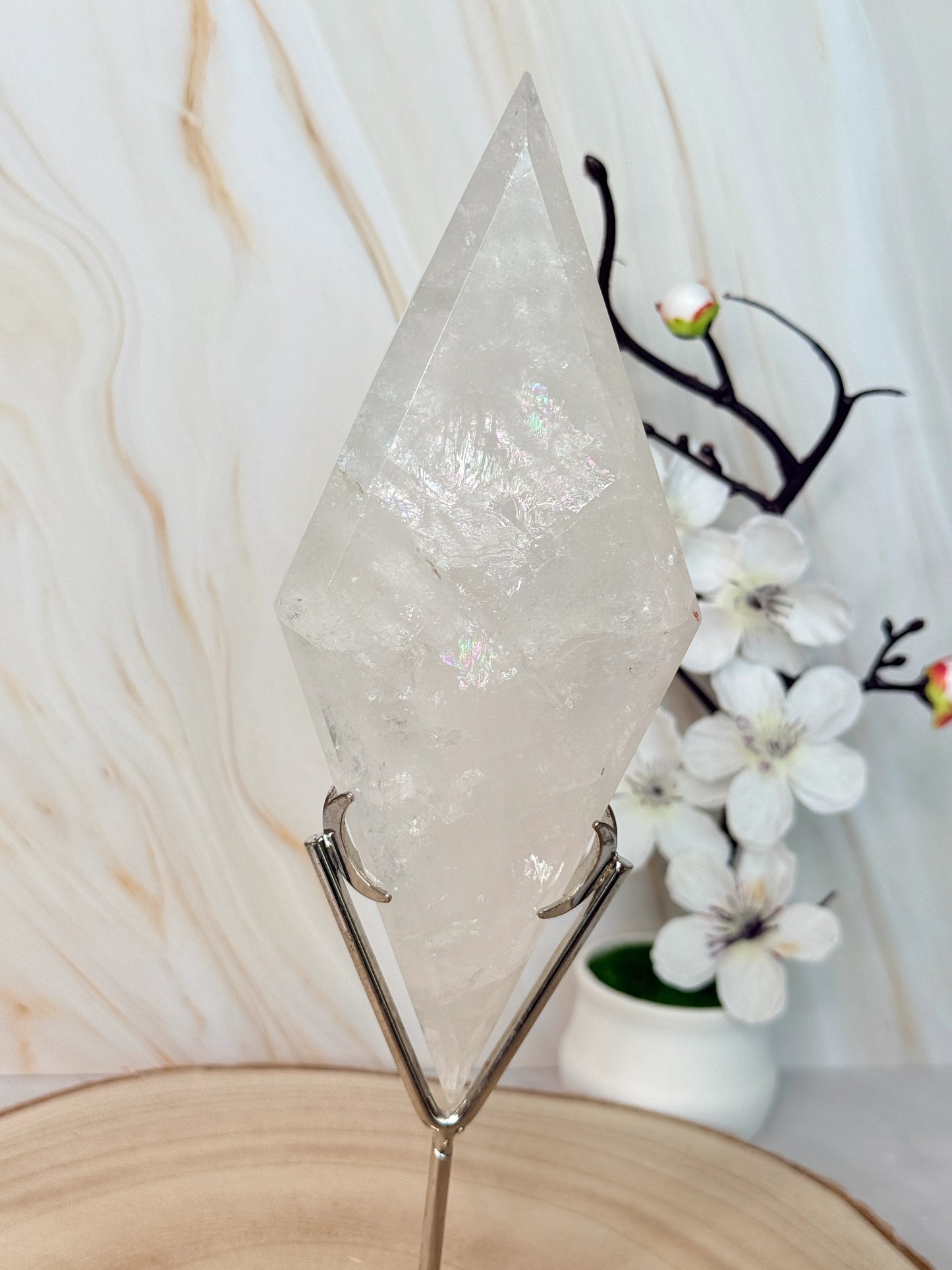 Clear Quartz Crystal Diamond | Master Healer | Clarity & Amplification