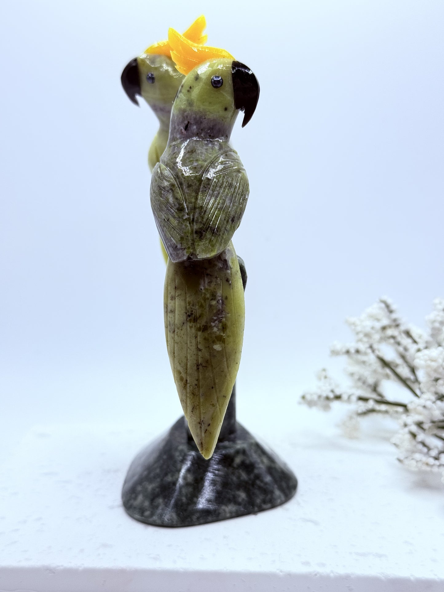Cuckatoo Carving in Jasper