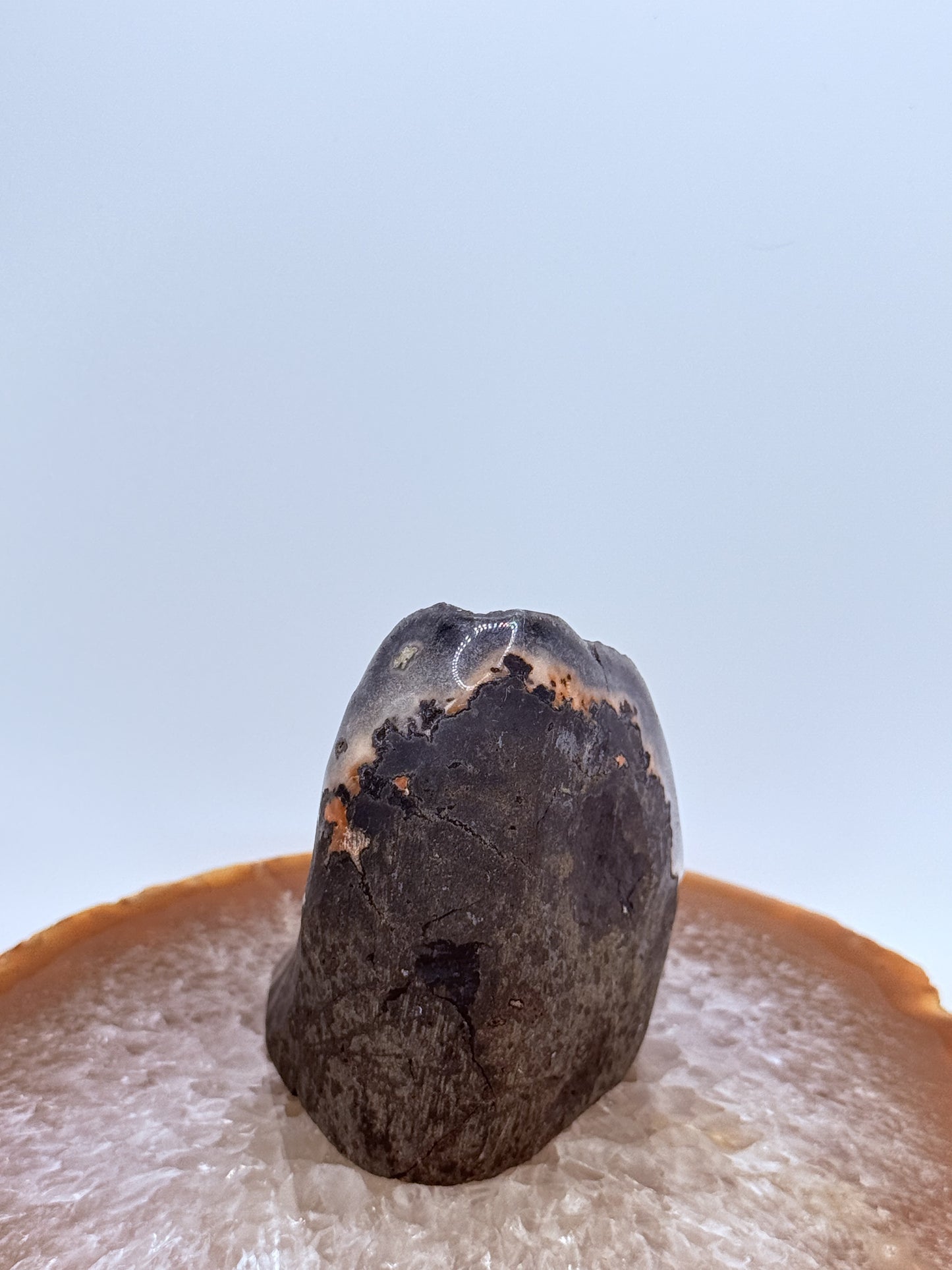 Black Amethyst Cut Base Crystal — Natural Beauty, Powerful Energy