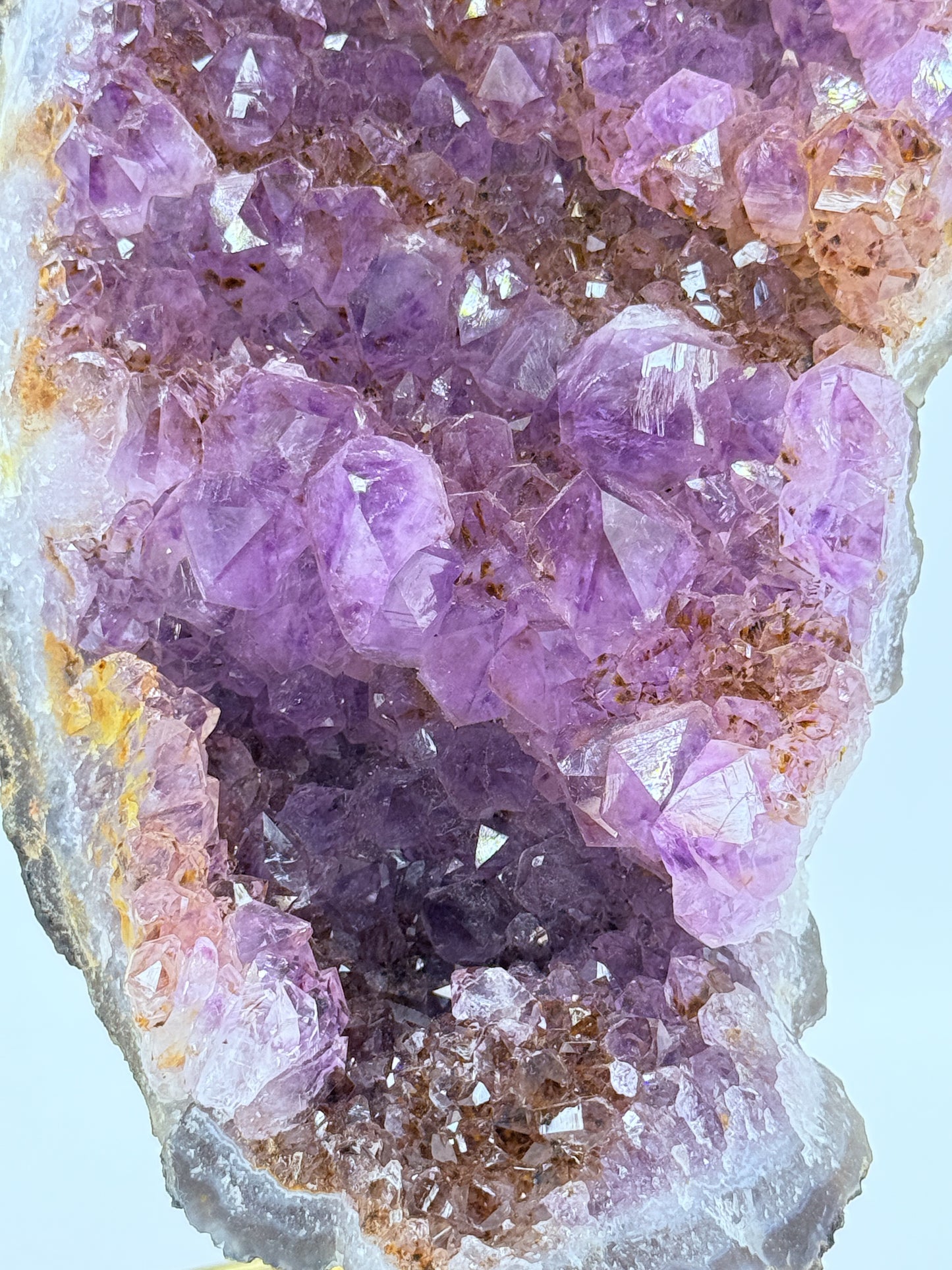 Amethyst & Ametrine Freeform Cluster on Stand | Natural Crystal for Clarity, Balance & Spiritual Transformation