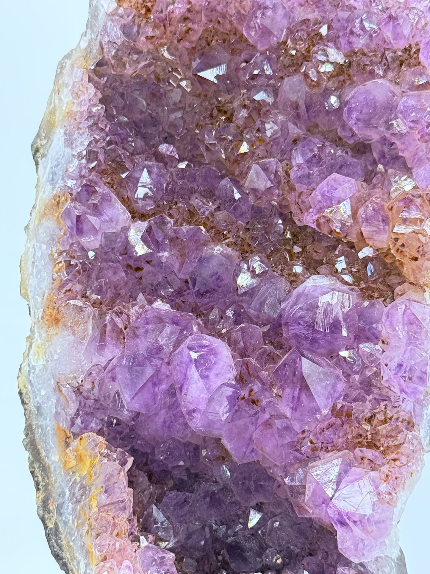 Amethyst & Ametrine Freeform Cluster on Stand | Natural Crystal for Clarity, Balance & Spiritual Transformation