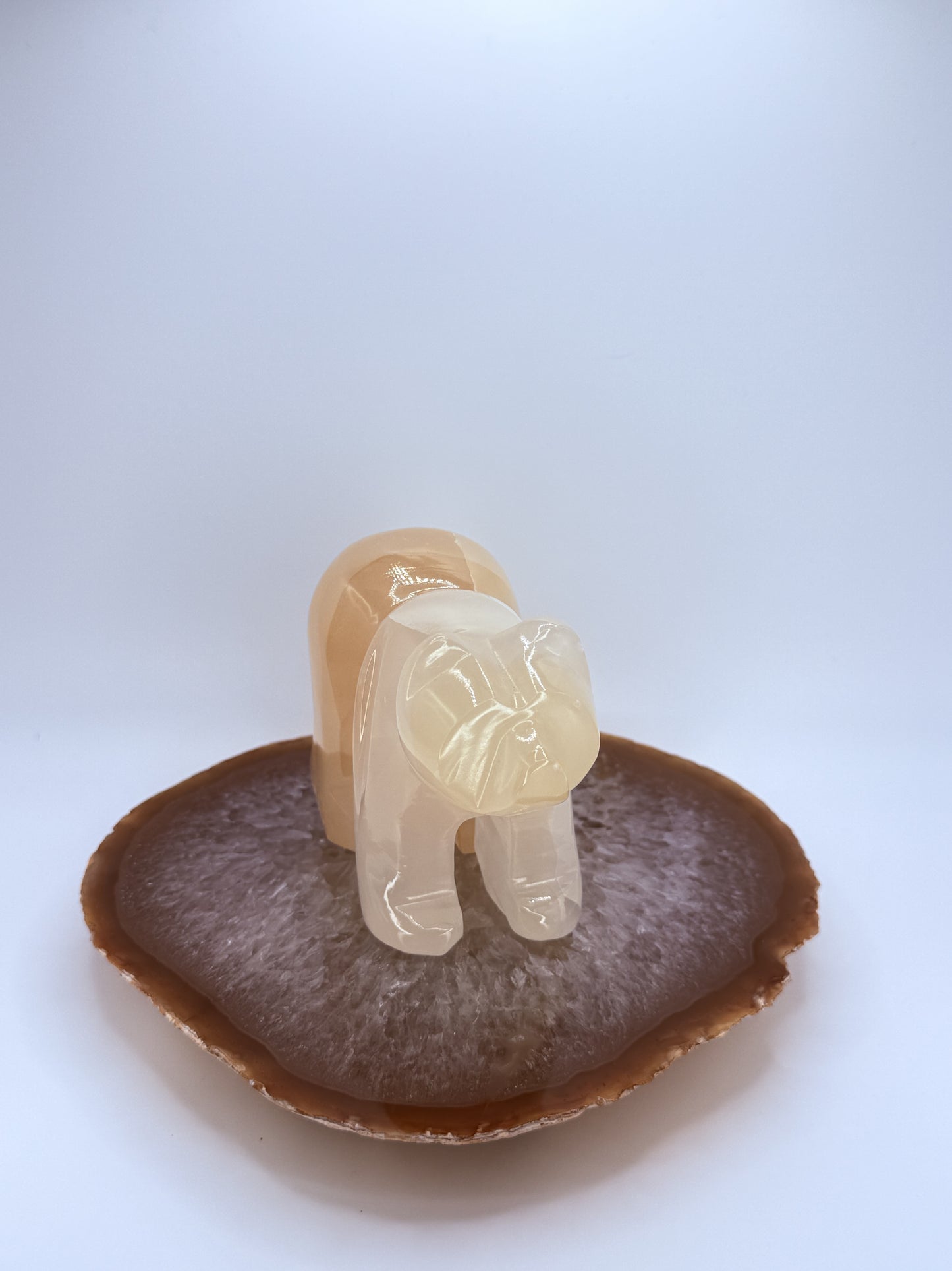 Banded Onyx Bear Carving | Natural Stone Totem for Strength, Protection & Balance