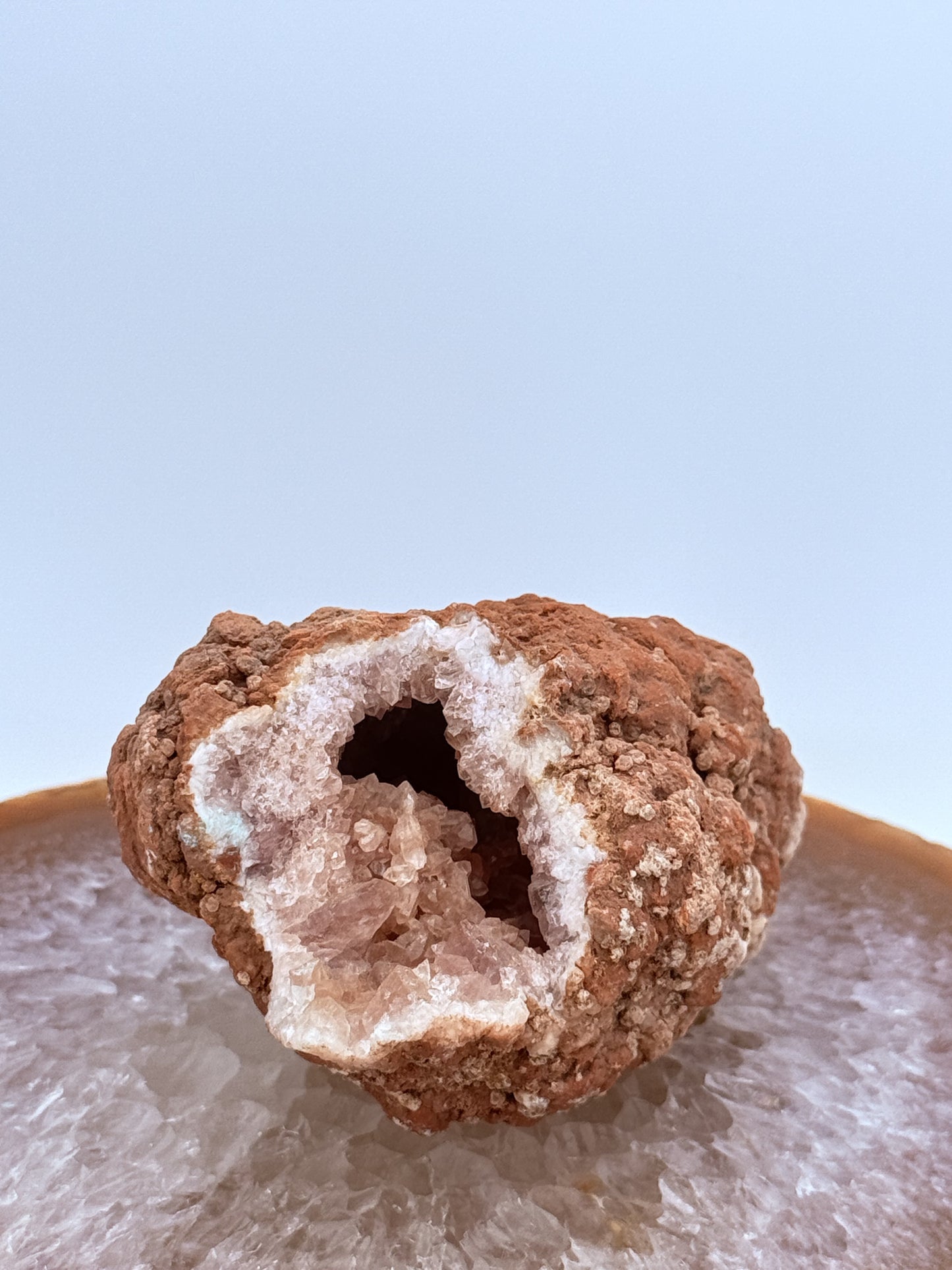 Pink Amethyst Geode from Argentina | Crystal for Love, Healing & Emotional Harmony