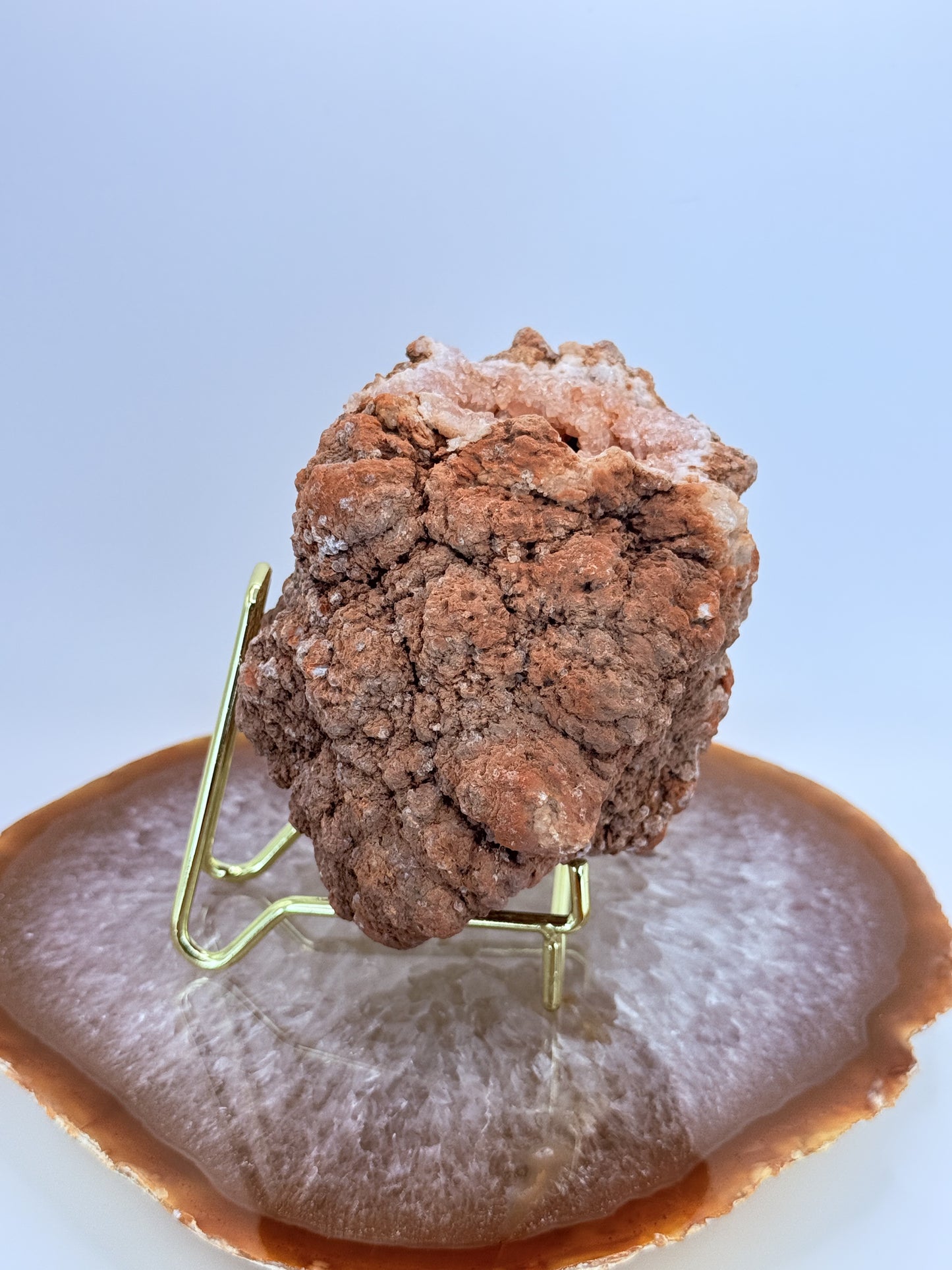 Pink Amethyst Geode from Argentina | Crystal for Love, Healing & Emotional Harmony