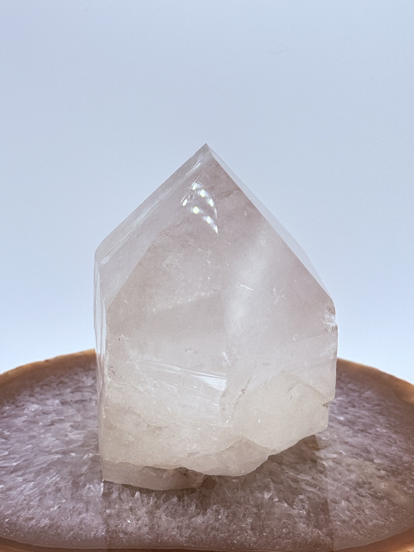Chunky Clear Quartz Point from Brazil | Natural Clear Quartz Crystal for Clarity & Healing Energy