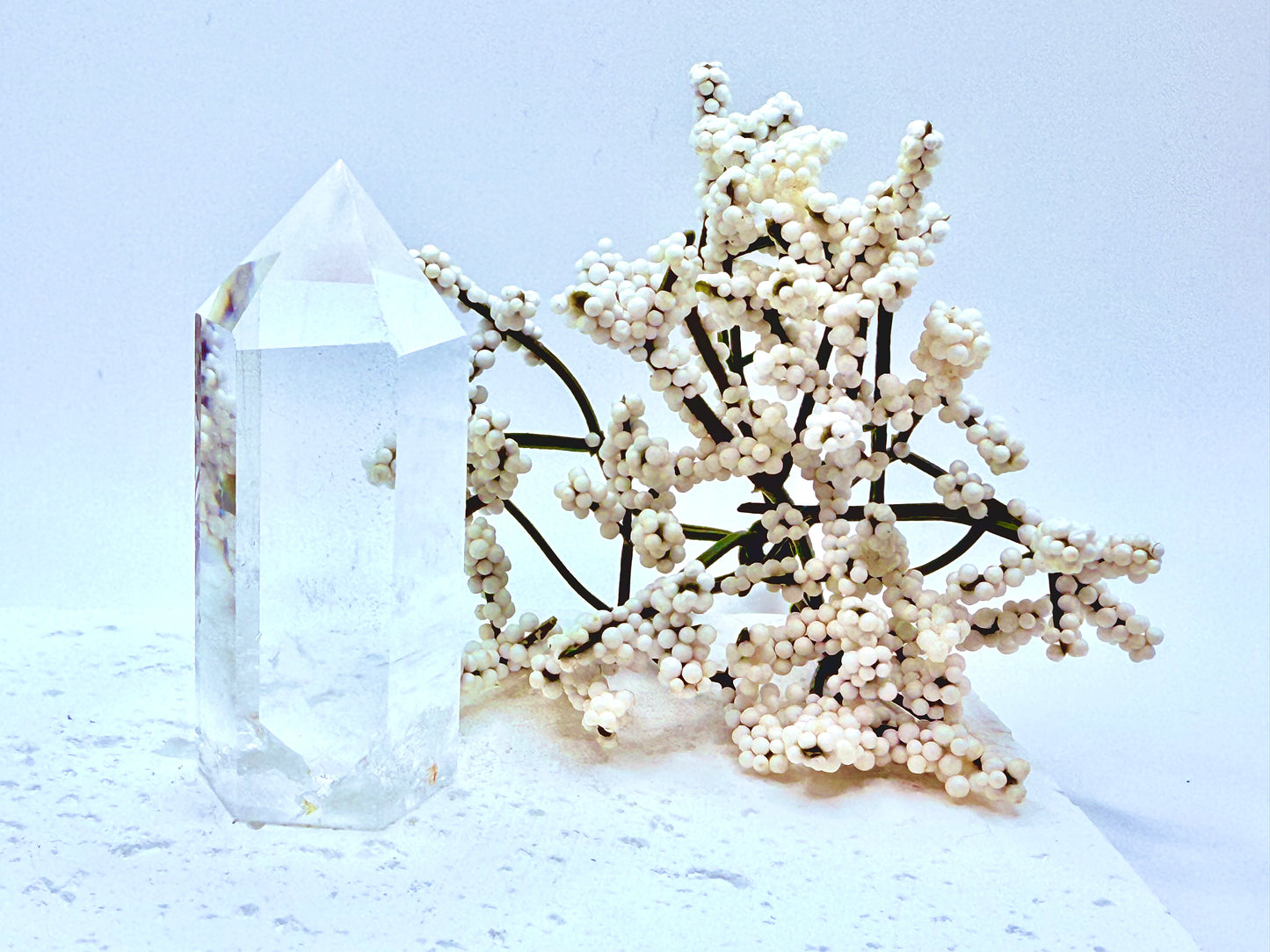 High Quality Clear Quartz Small Tower