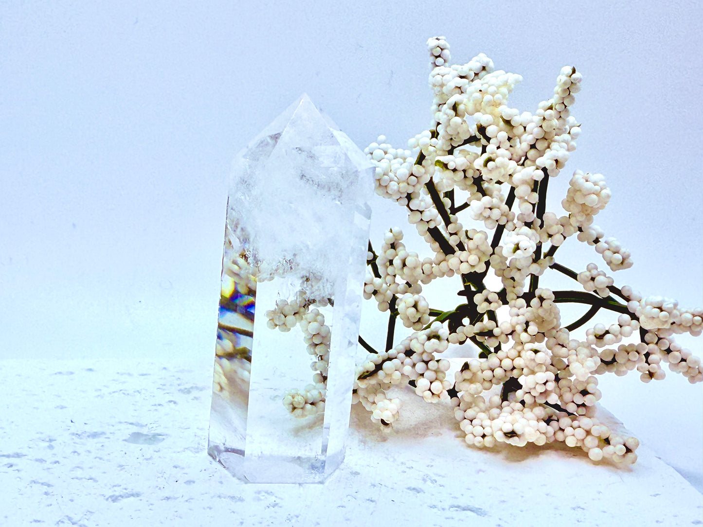 High Quality Clear Quartz Small Tower