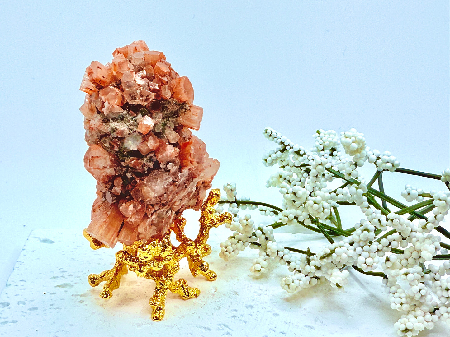 Brown Aragonite Sputnik Crystal Cluster