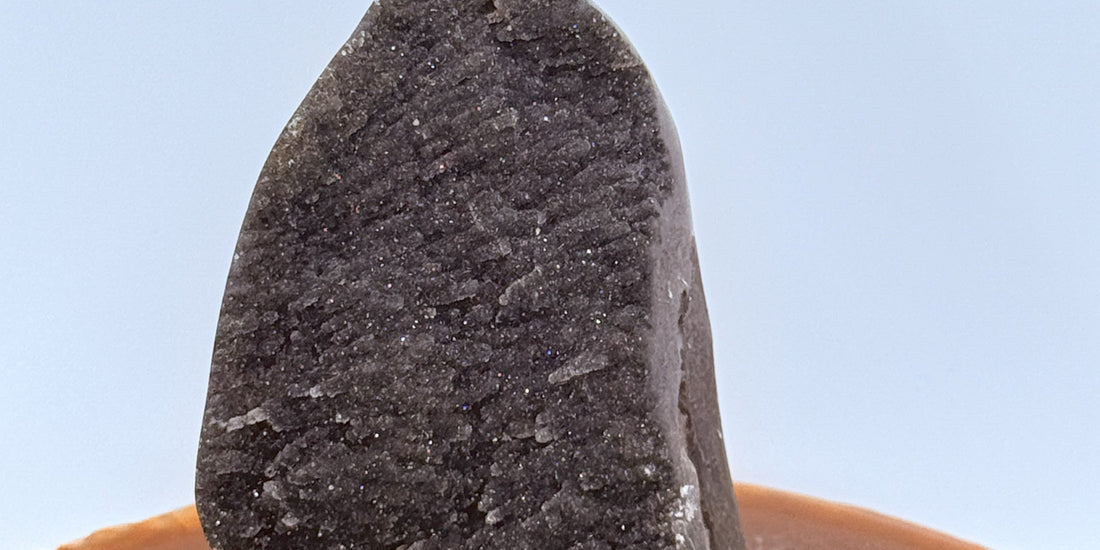 Noir Elegance: Exquisite Black Amethyst from Brazil - Auralis Crystals