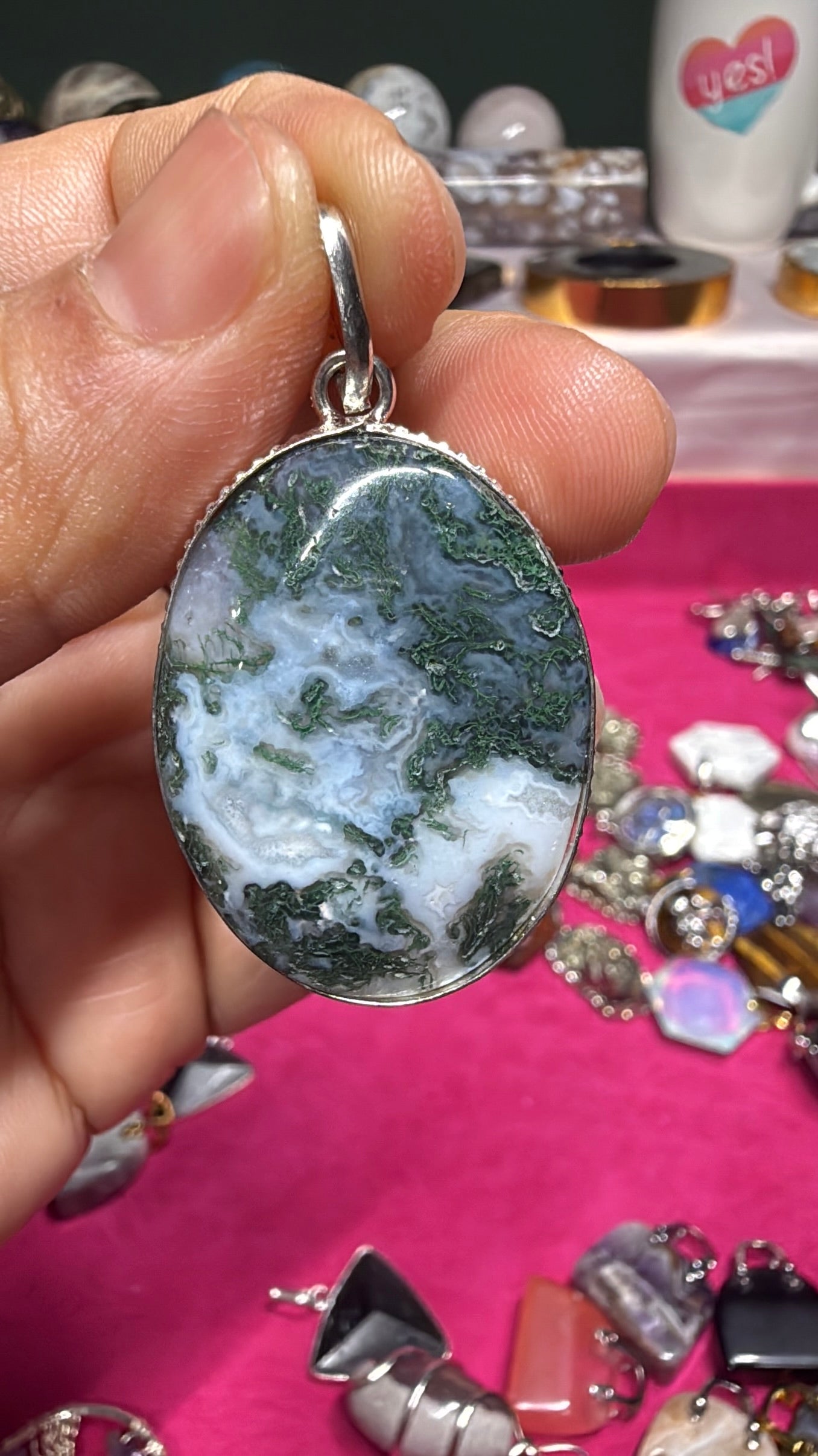 Moss Agate Pendant