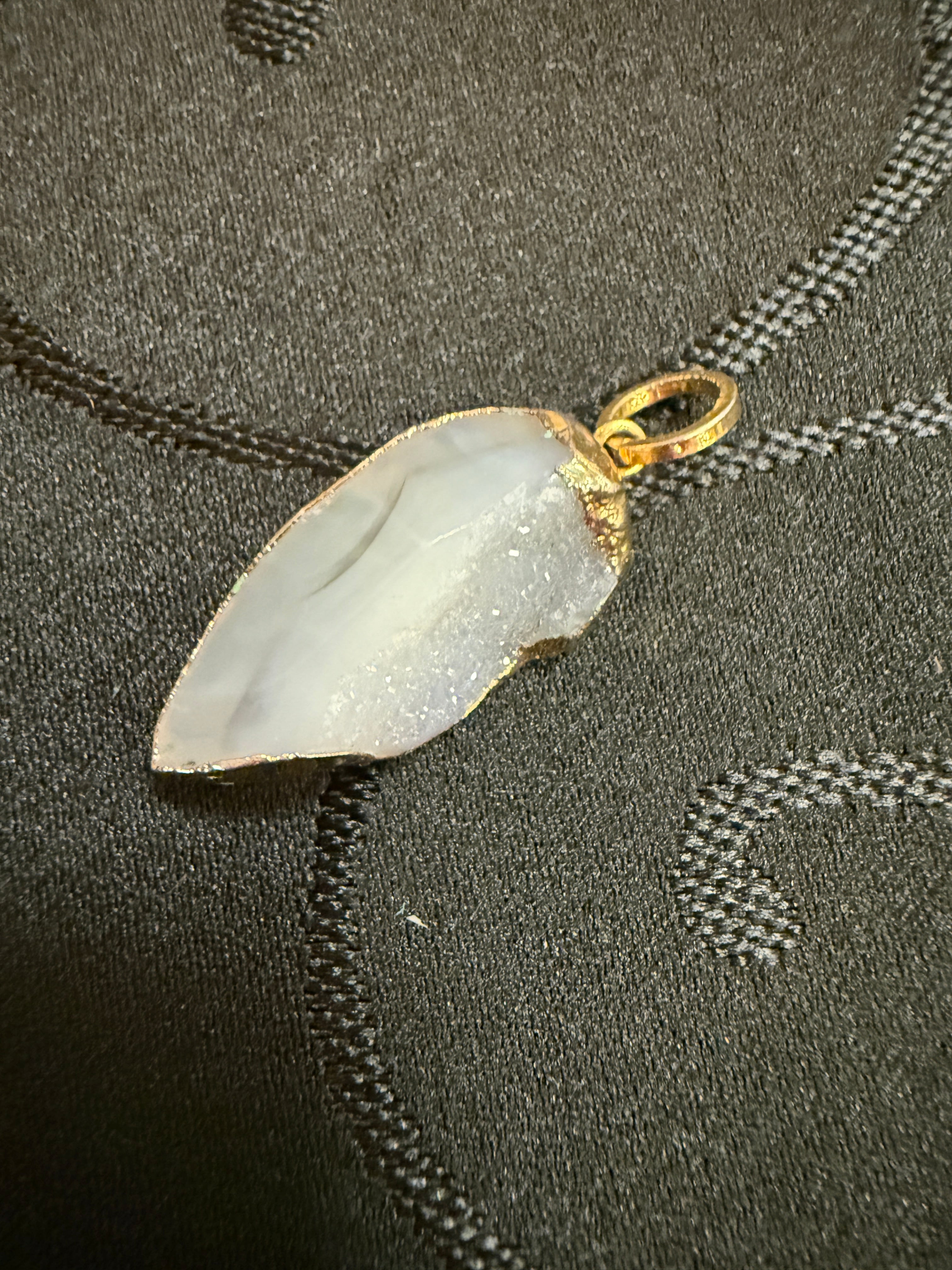 Agate Druzy Pendent