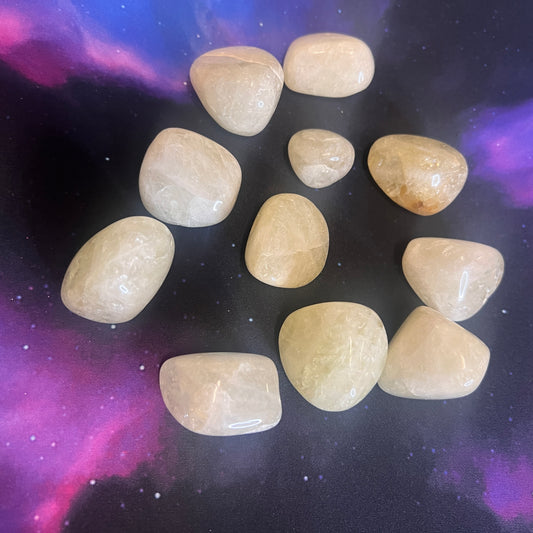 Brazil Citrine Tumbles Set