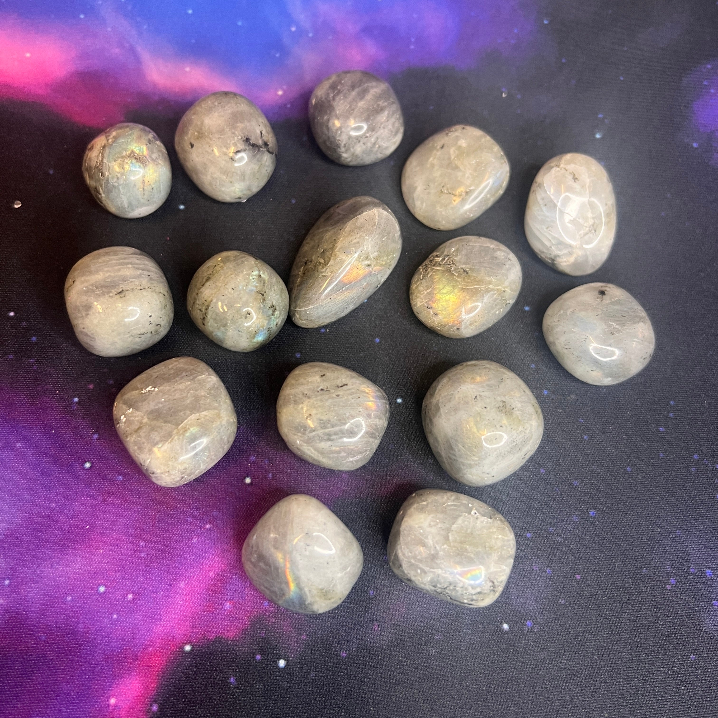 Labradorite Tumbled Stone Set