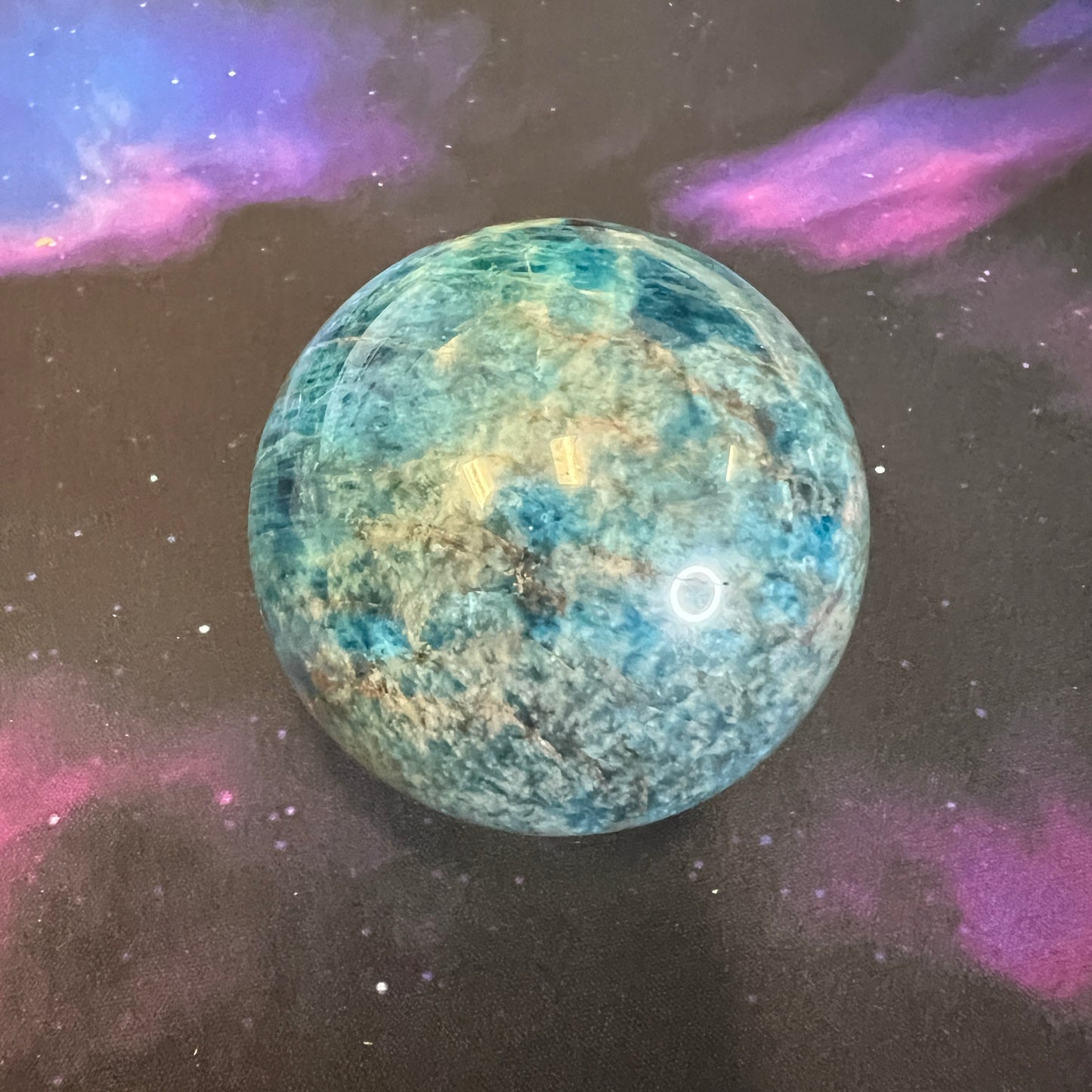 Blue Apatite Sphere Medium Size