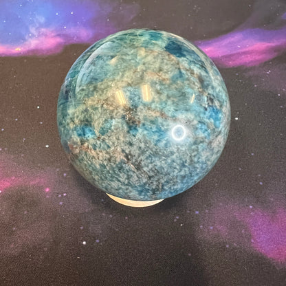 Blue Apatite Sphere Medium Size