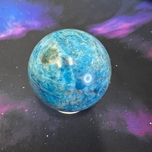 Blue Apatite Sphere Medium Size