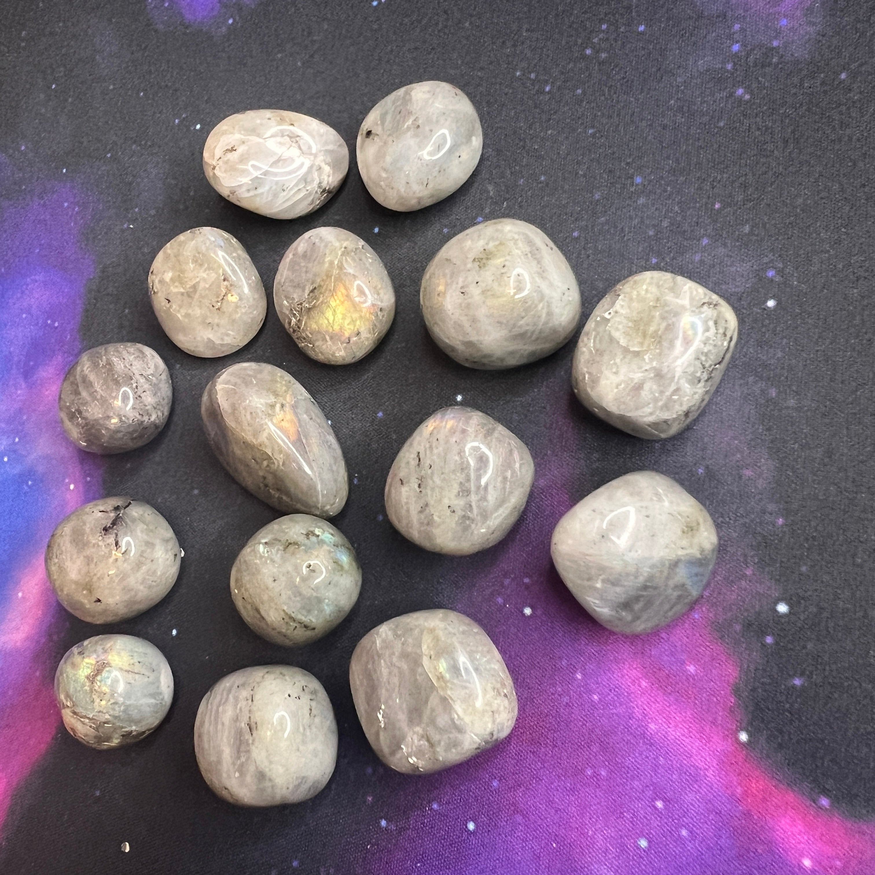 Labradorite Tumbled Stone Set