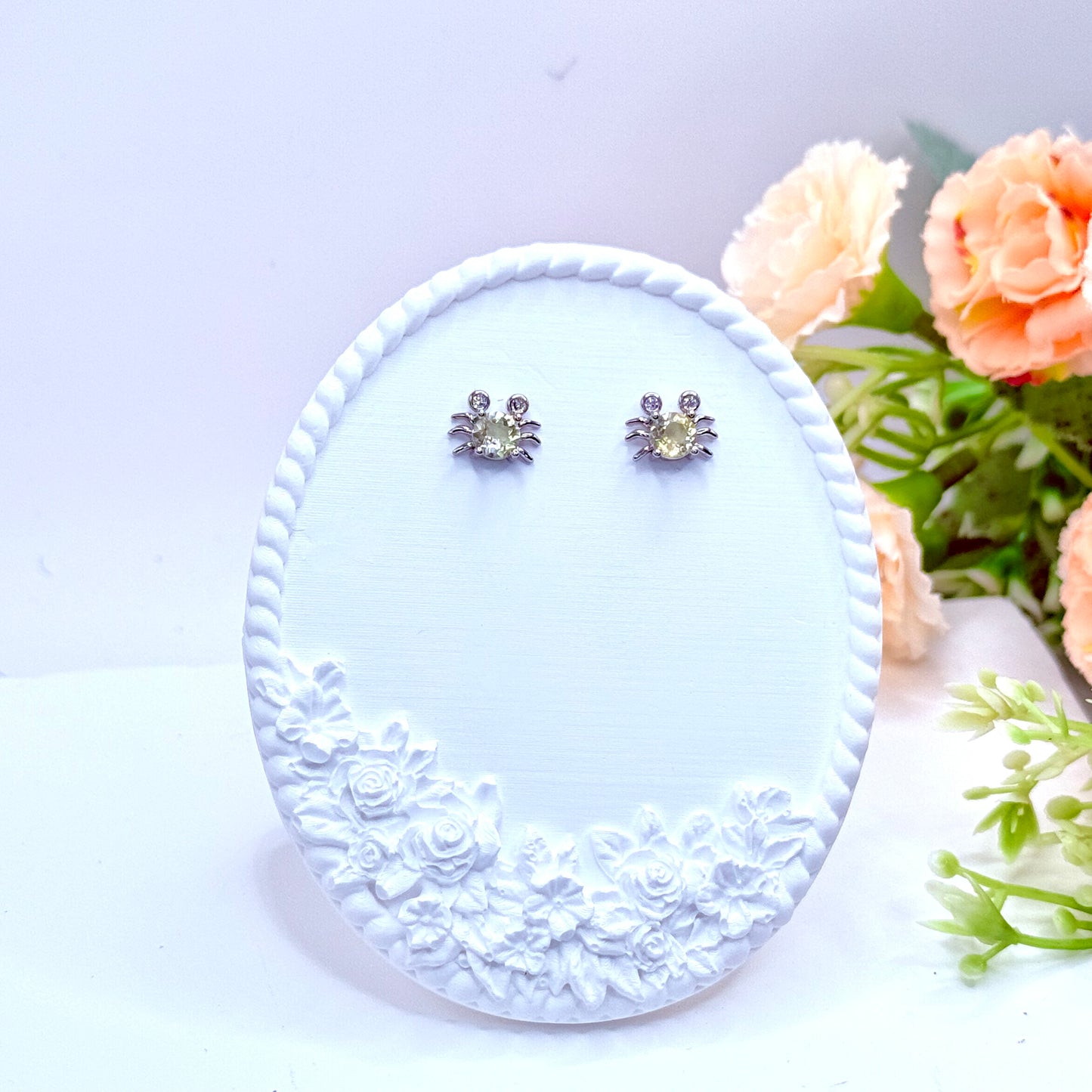 925 Citrine Earrings
