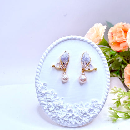 Butterfly Aquamarine Earrings