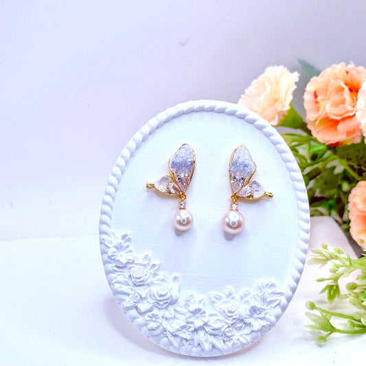 Butterfly Aquamarine Earrings