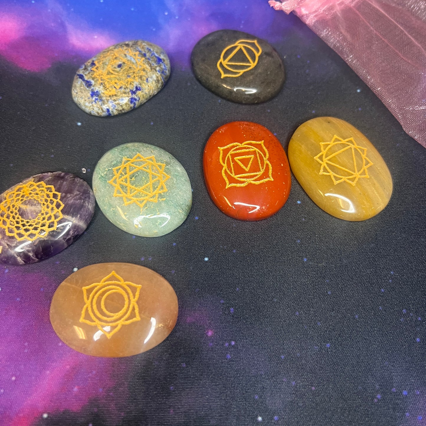 Seven Chakra Tumble Set