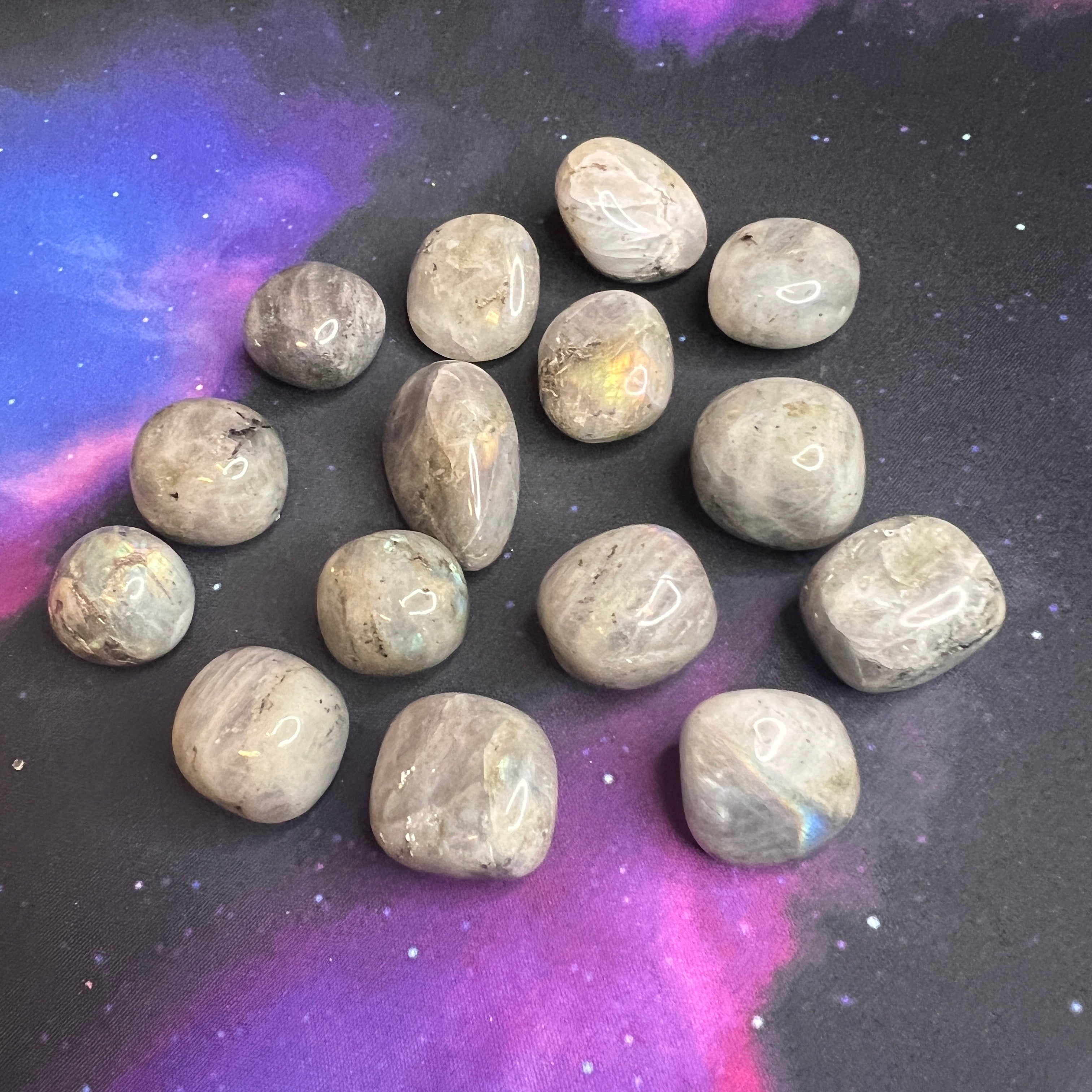 Labradorite Tumbled Stone Set