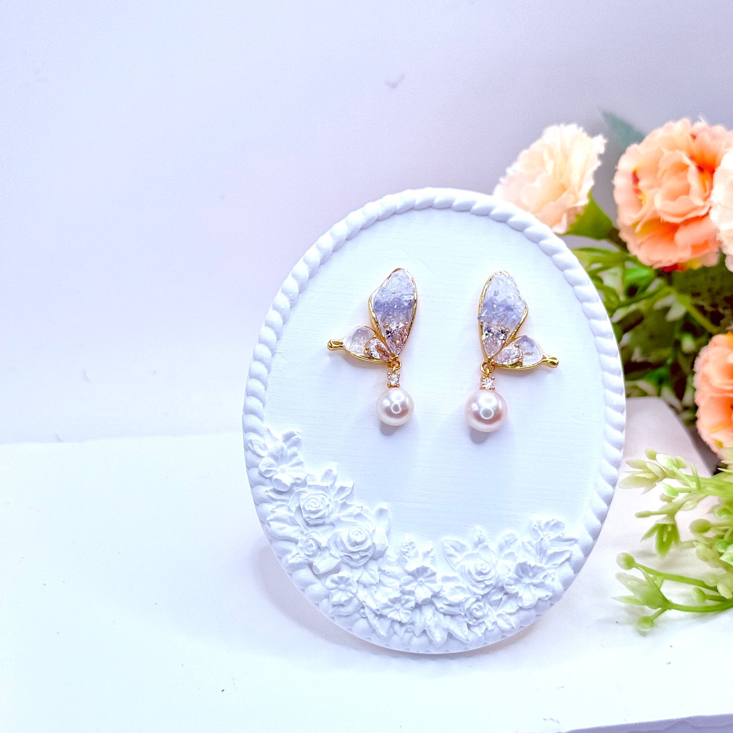 Butterfly Aquamarine Earrings