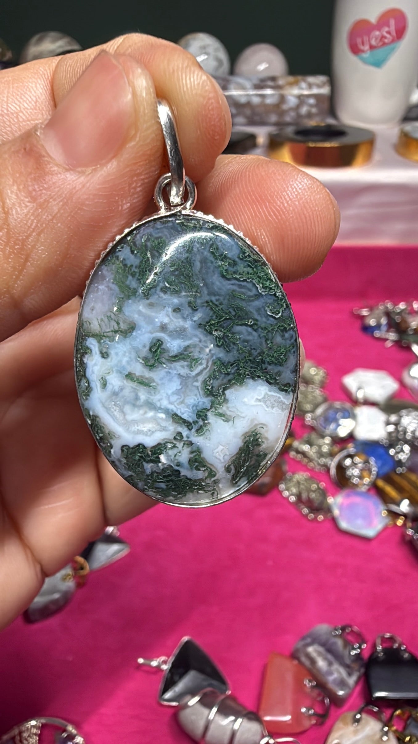 Moss Agate Pendant