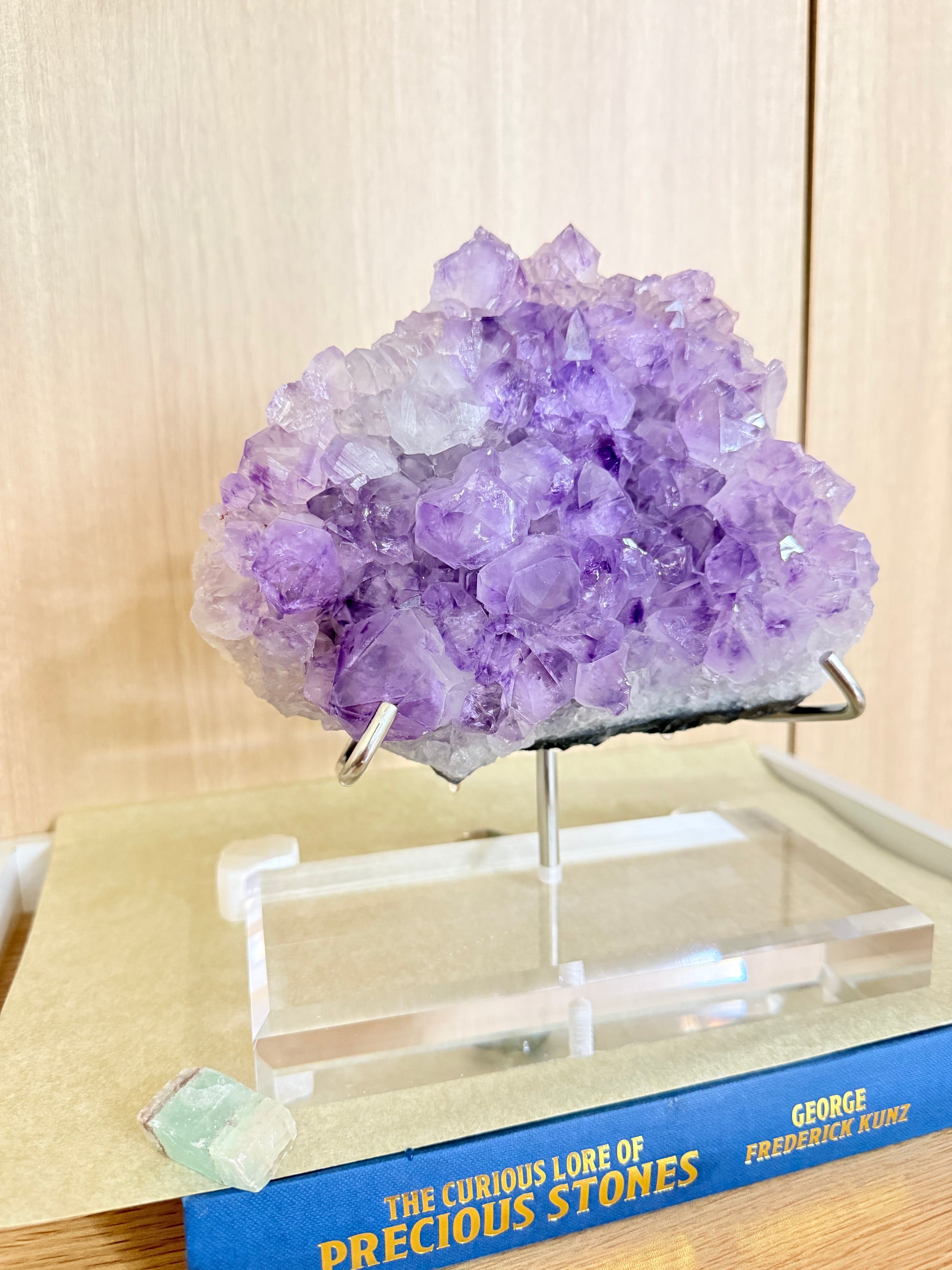 High-Grade Brazilian Amethyst Cluster – Rich Purple Quartz - Auralis Crystals