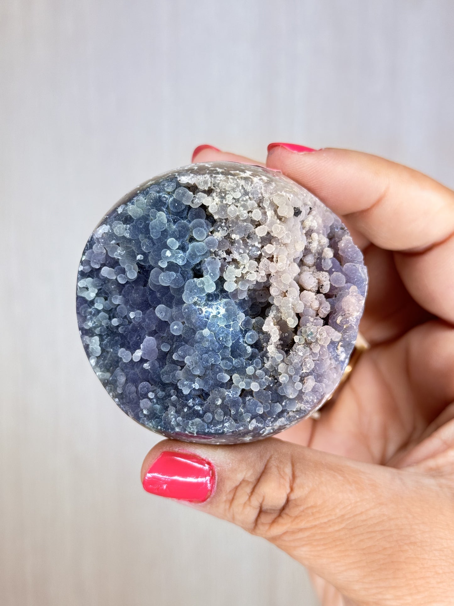 Grape Agate Sphere – Botryoidal Purple Chalcedony from Indonesia | Handpicked Collector Crystal
