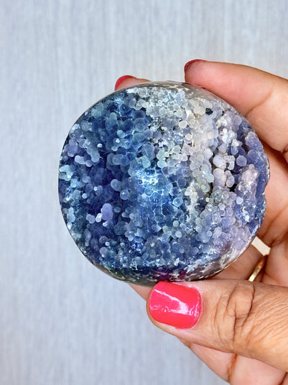 Grape Agate Sphere – Botryoidal Purple Chalcedony from Indonesia | Handpicked Collector Crystal