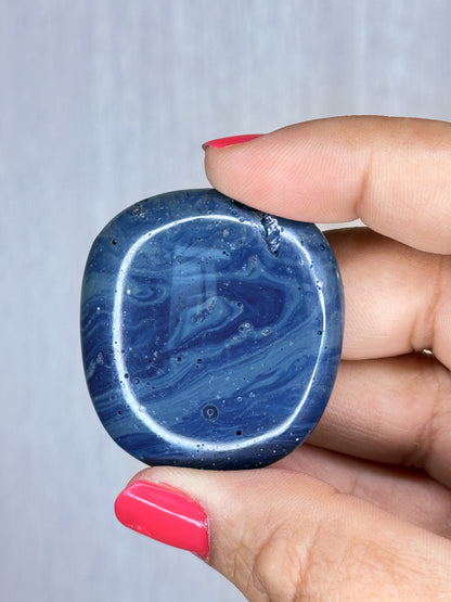 Sieber “Agate” Flatstone – Historic German Smelting Slag | Hardened Copper By-Product from Sieber | Collector Piece