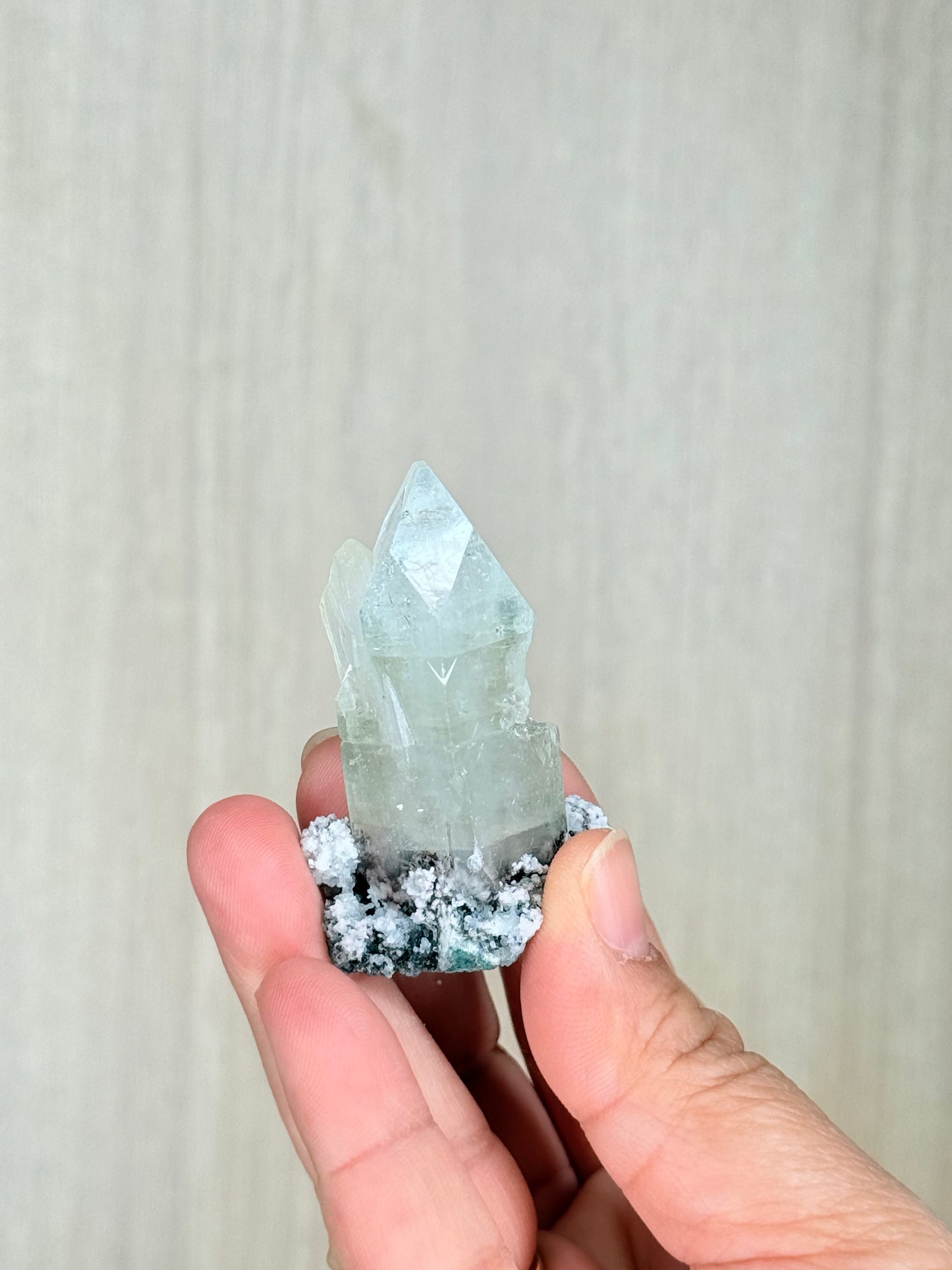 Apophyllite with Stilbite Crystal Specimen – Maharashtra, India | Luminous Zeolite Mineral Cluster - Auralis Crystals