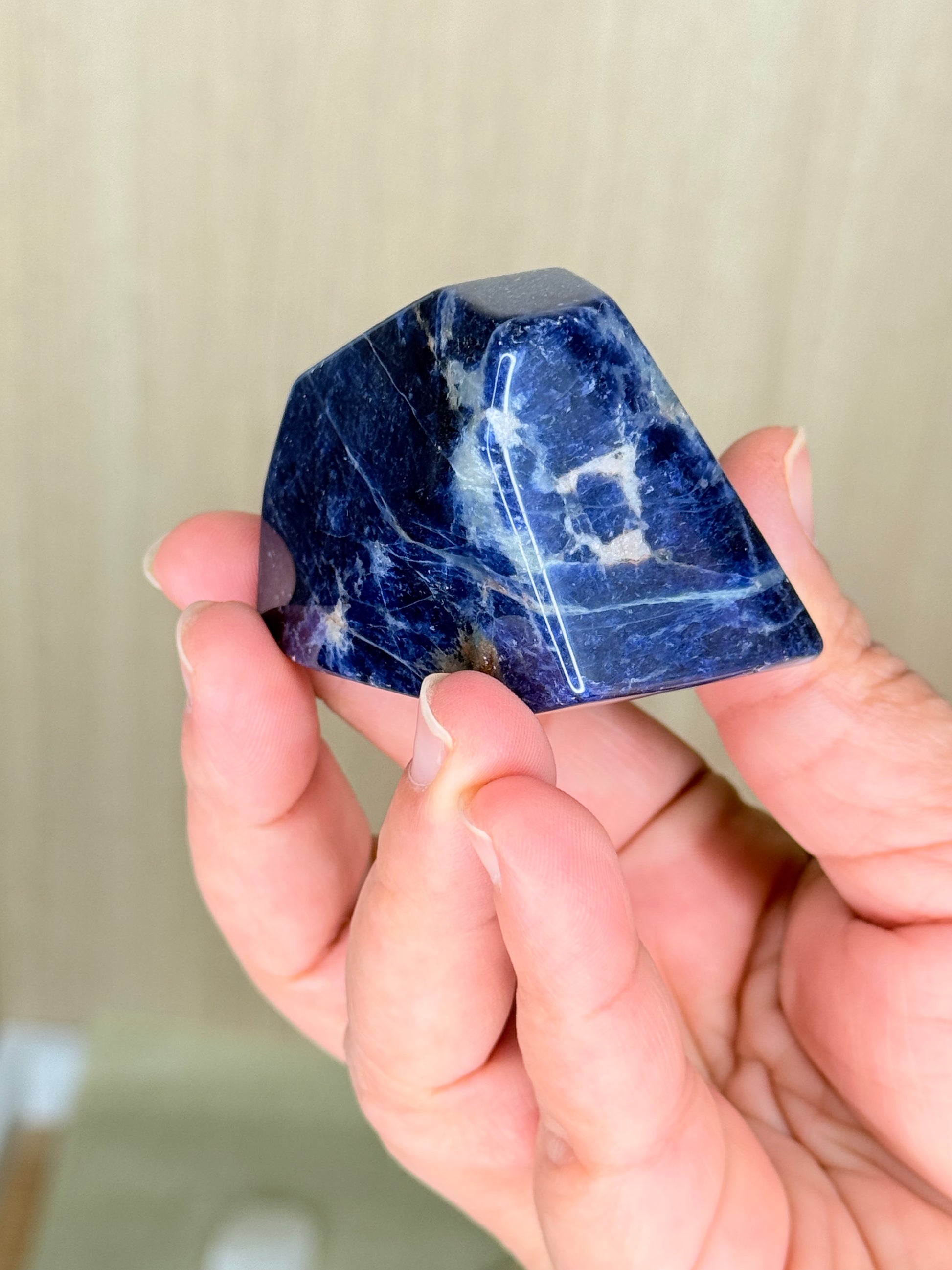 Deep Blue Sodalite Freeforms - Auralis Crystals
