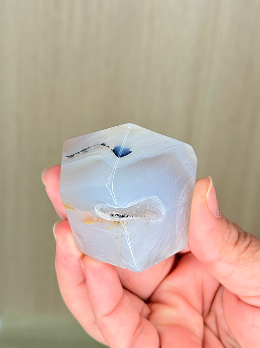 Banded Grey Agate Freeforms – Mystical Crystal for Grounding & Elegance