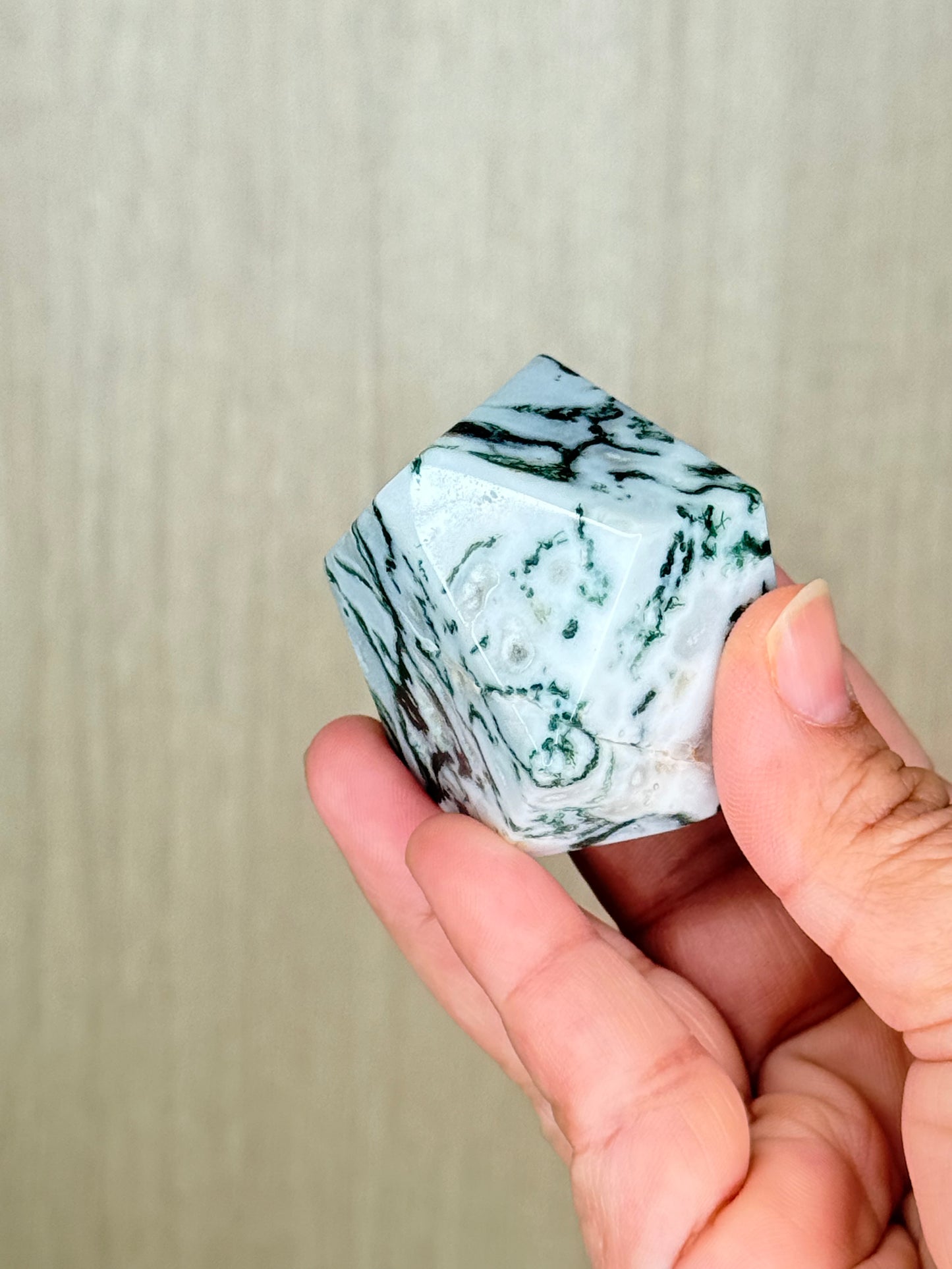 Moss Agate Freeforms – Mystical Green Crystal for Growth & Grounding