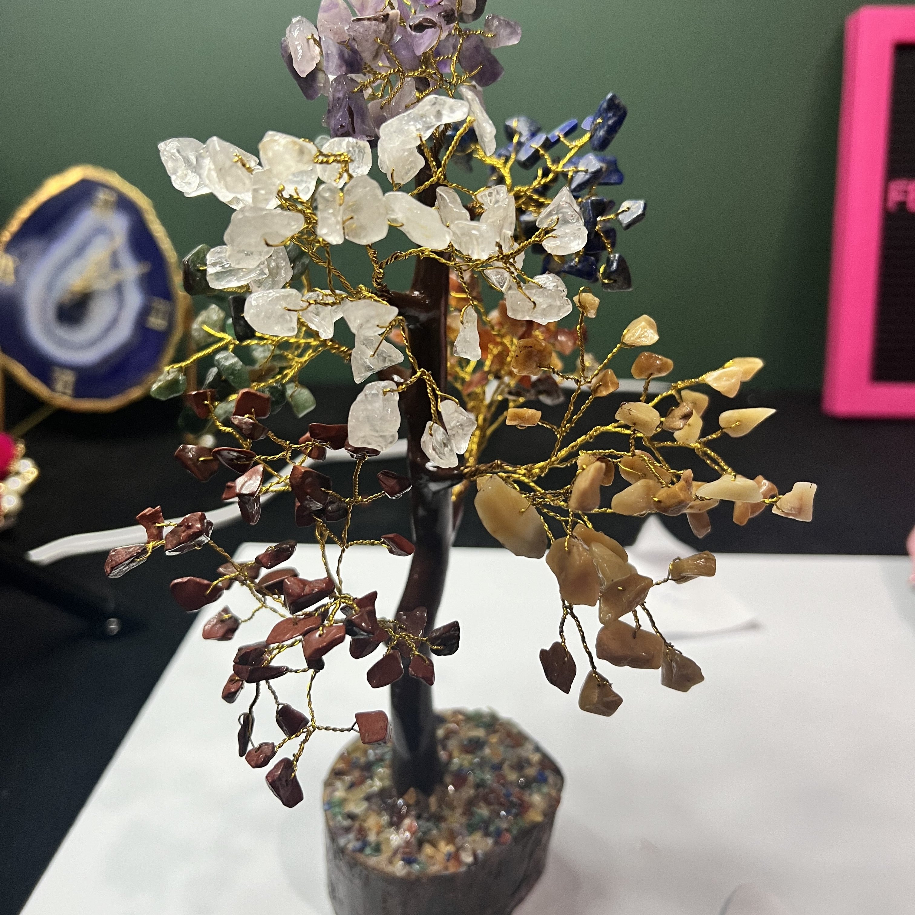 Seven Chakra Crystal Tree