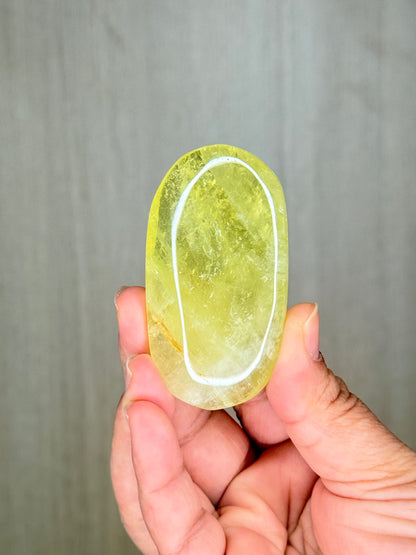 High-Quality Citrine Palmstone – Mystical Crystal for Abundance & Vitality - Auralis Crystals